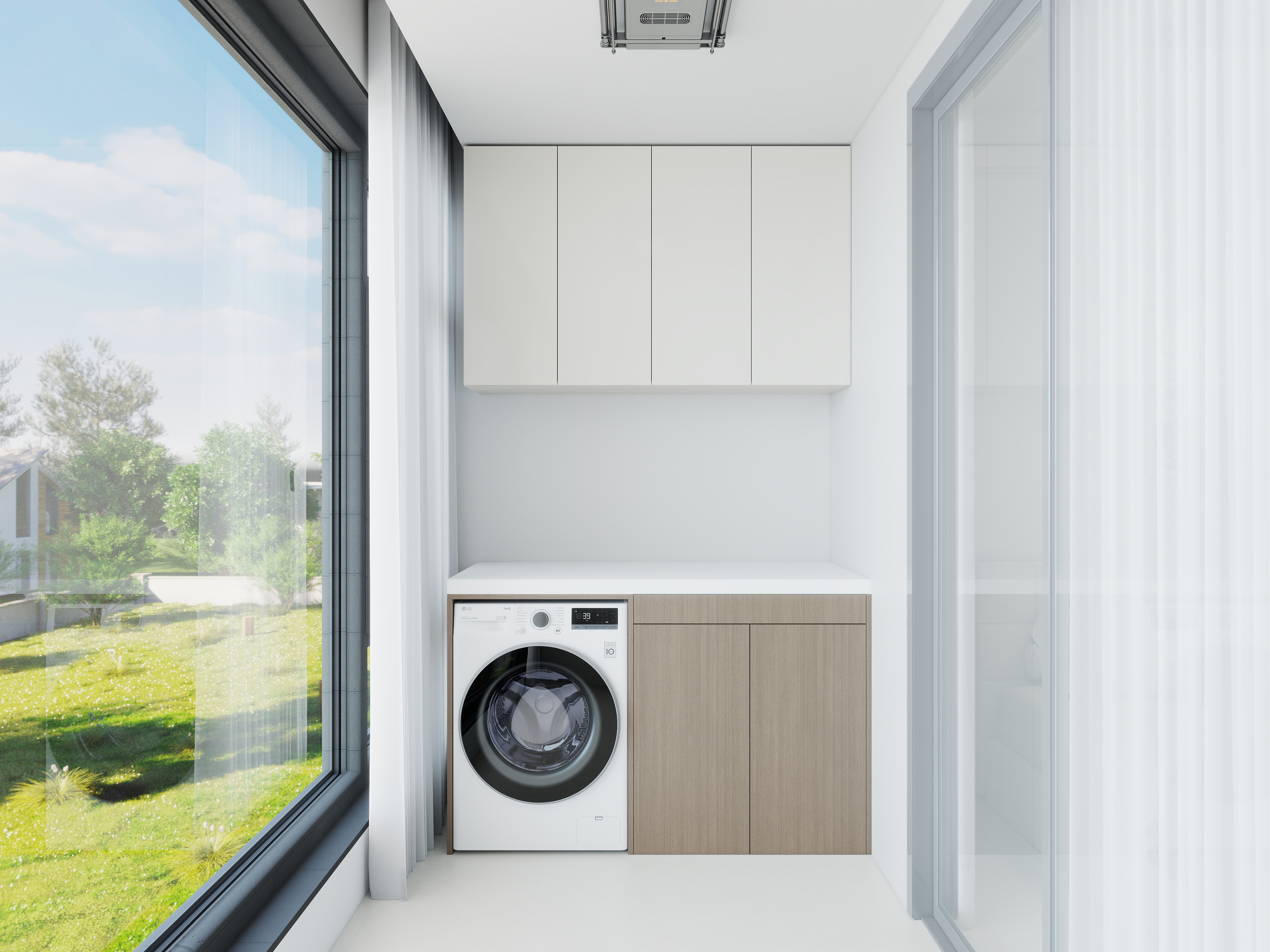 艺雅丽-129平现代简约 装修效果图