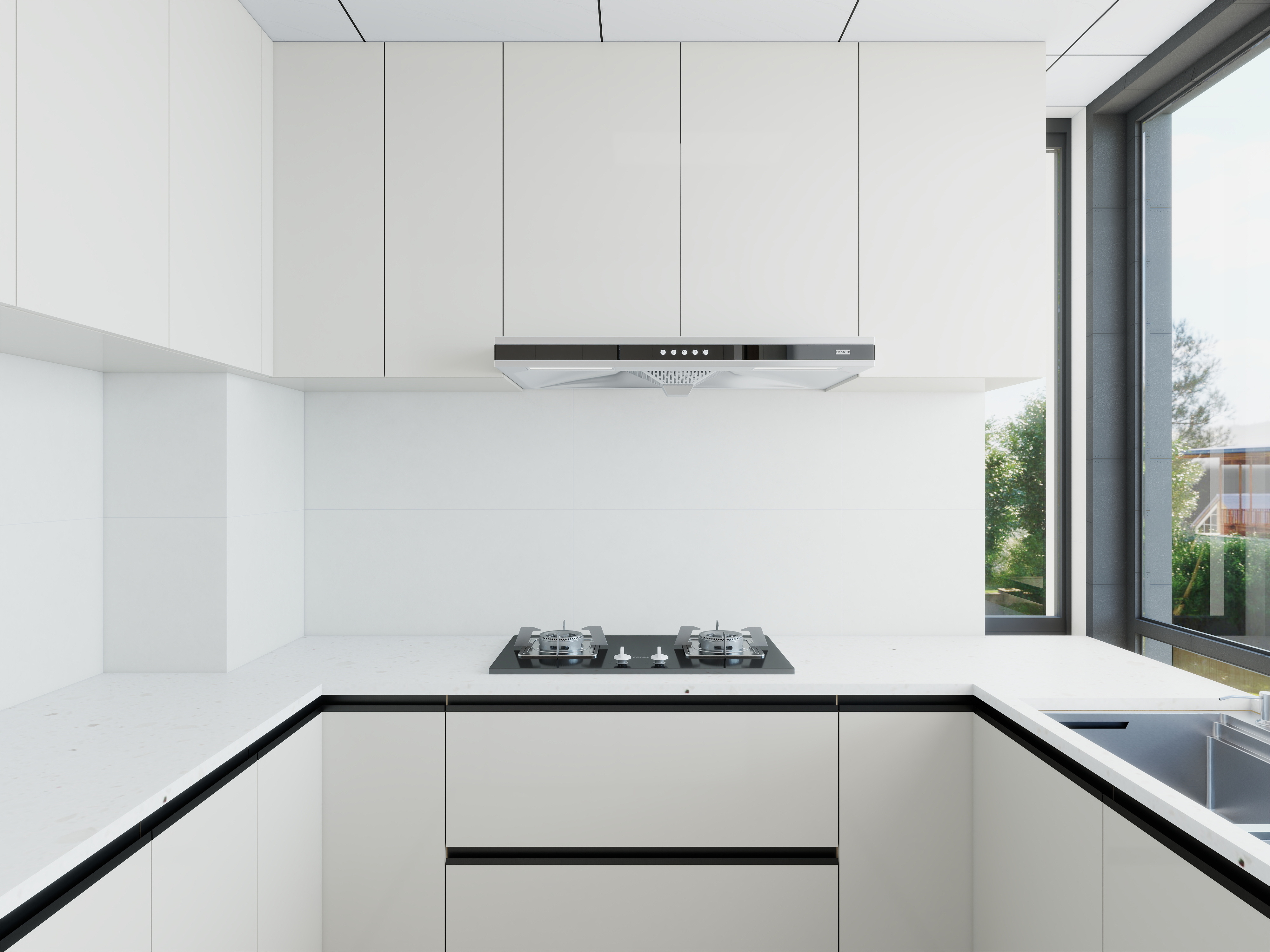 艺雅丽-129平现代简约 装修效果图