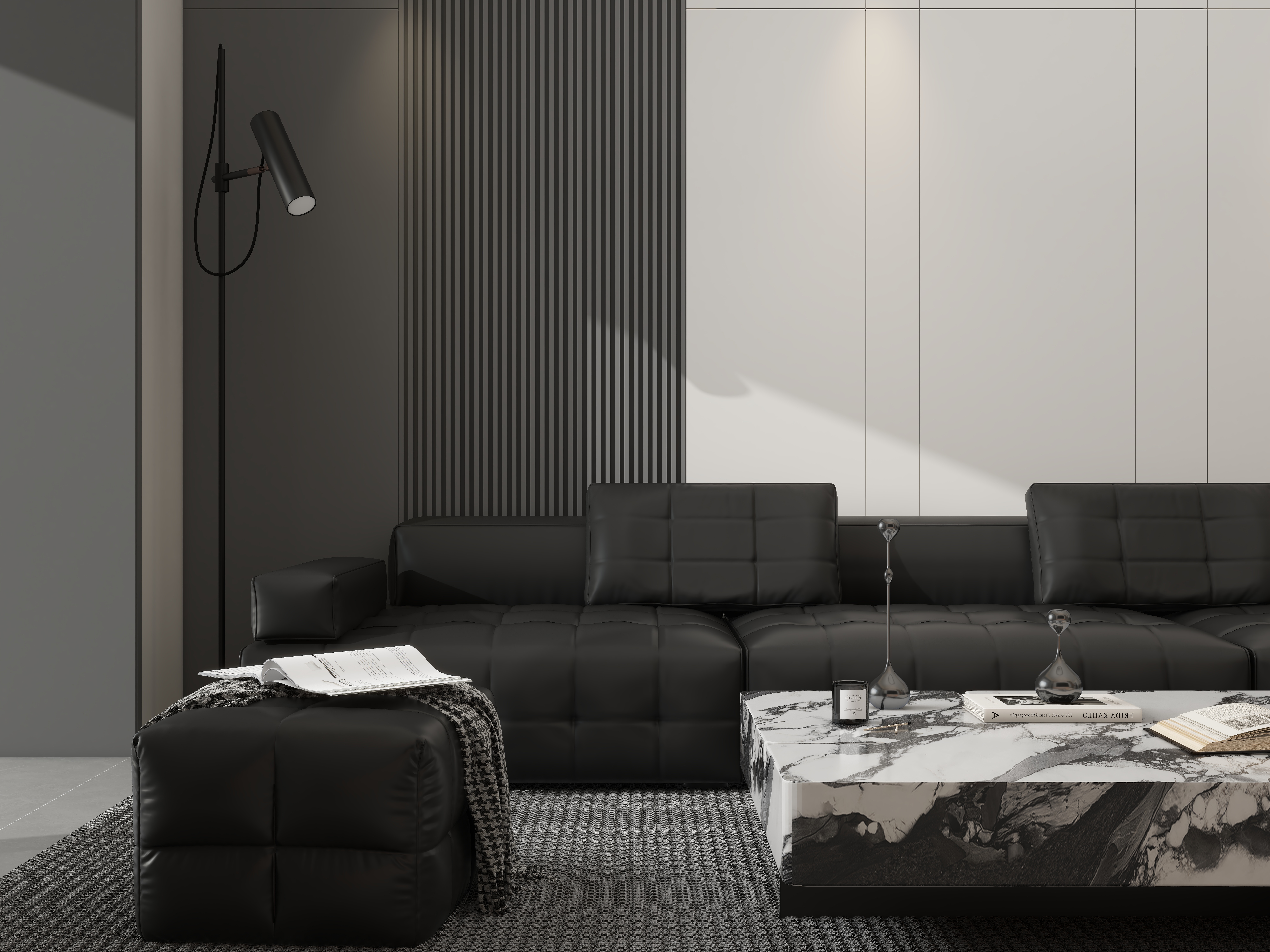 庄育霖-阳光水岸108平现代3室一层客餐厅装修效果图第3张