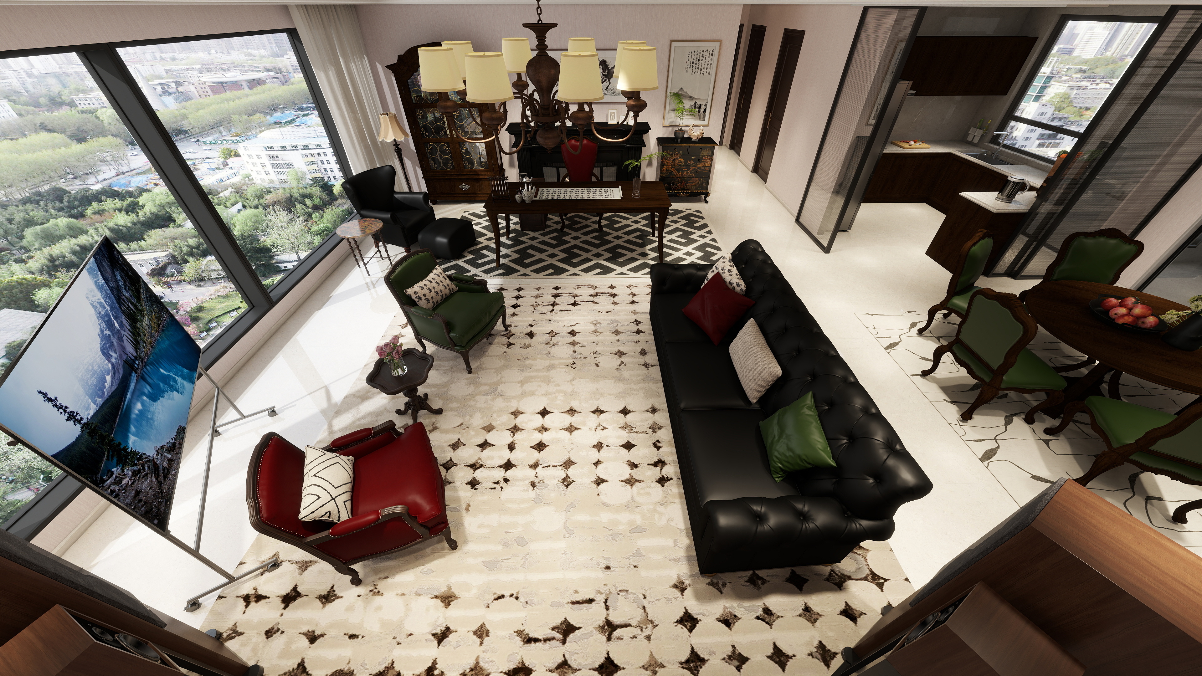 邓业腾-三山万科璞悦146㎡3室-装修设计方案