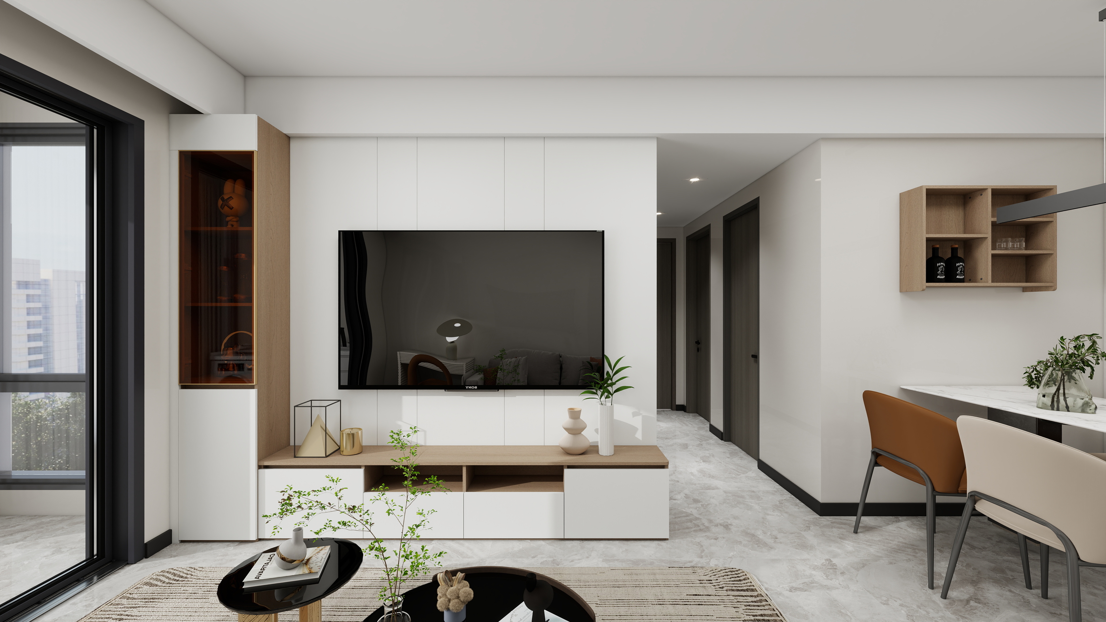 广州全屋定制设计师朱兴-大华城东瀚100㎡装修效果图