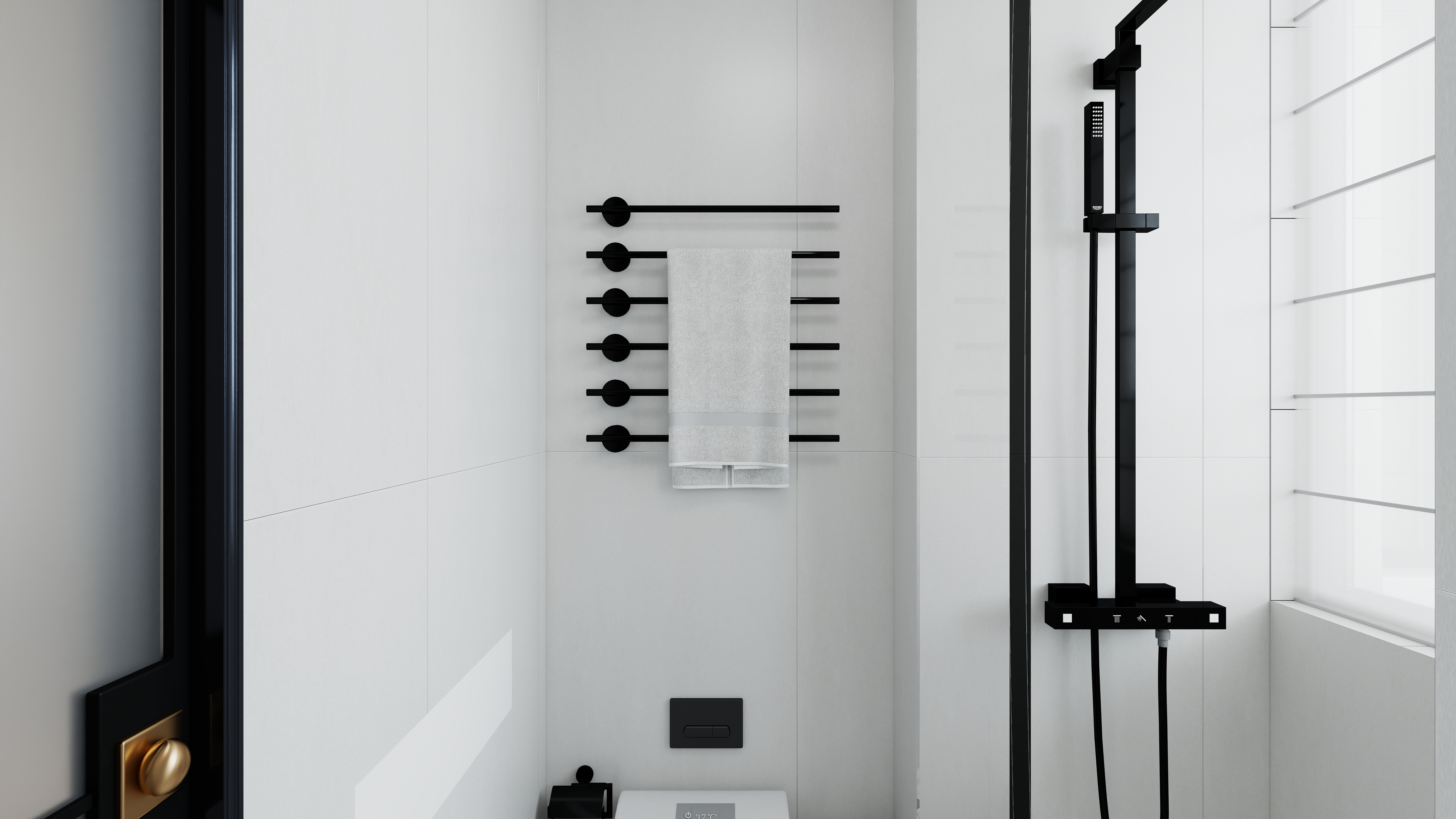 壹贰叁设计工作室-春悦里一层卫生间装修效果图第1张