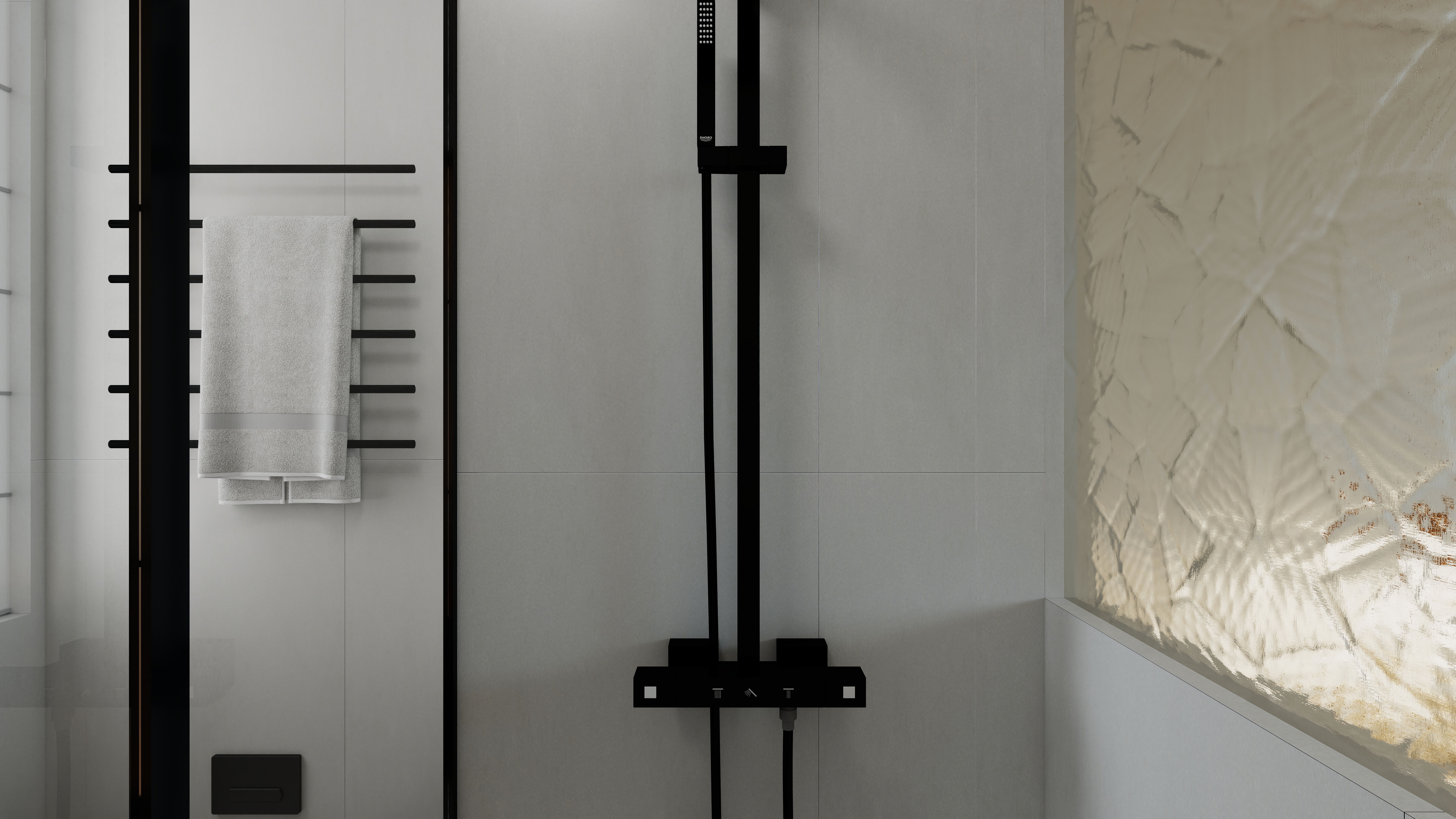 壹贰叁设计工作室-春悦里一层卫生间装修效果图第2张