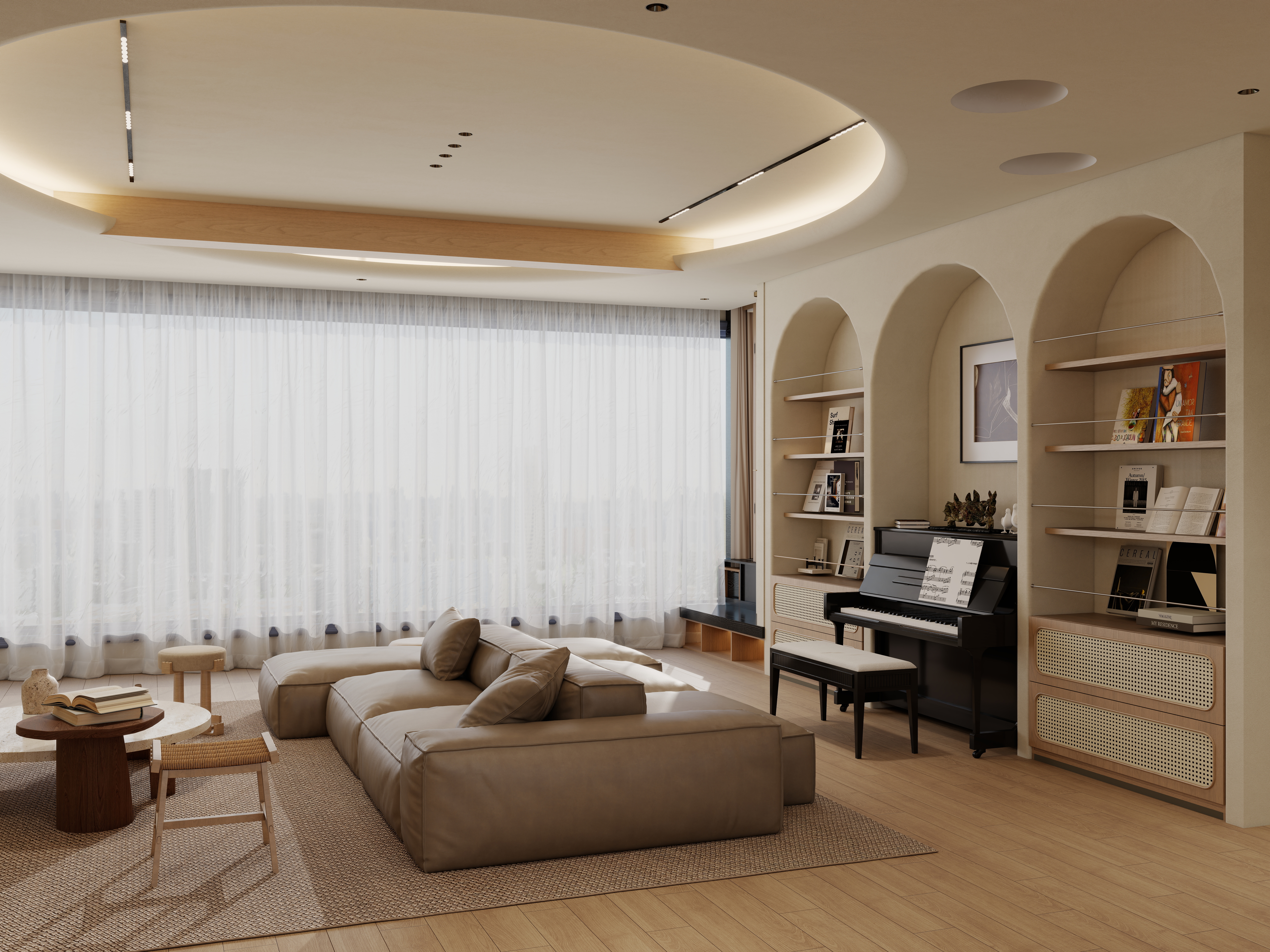 青岛米兰国际装饰-海信君汇189效果 装修效果图