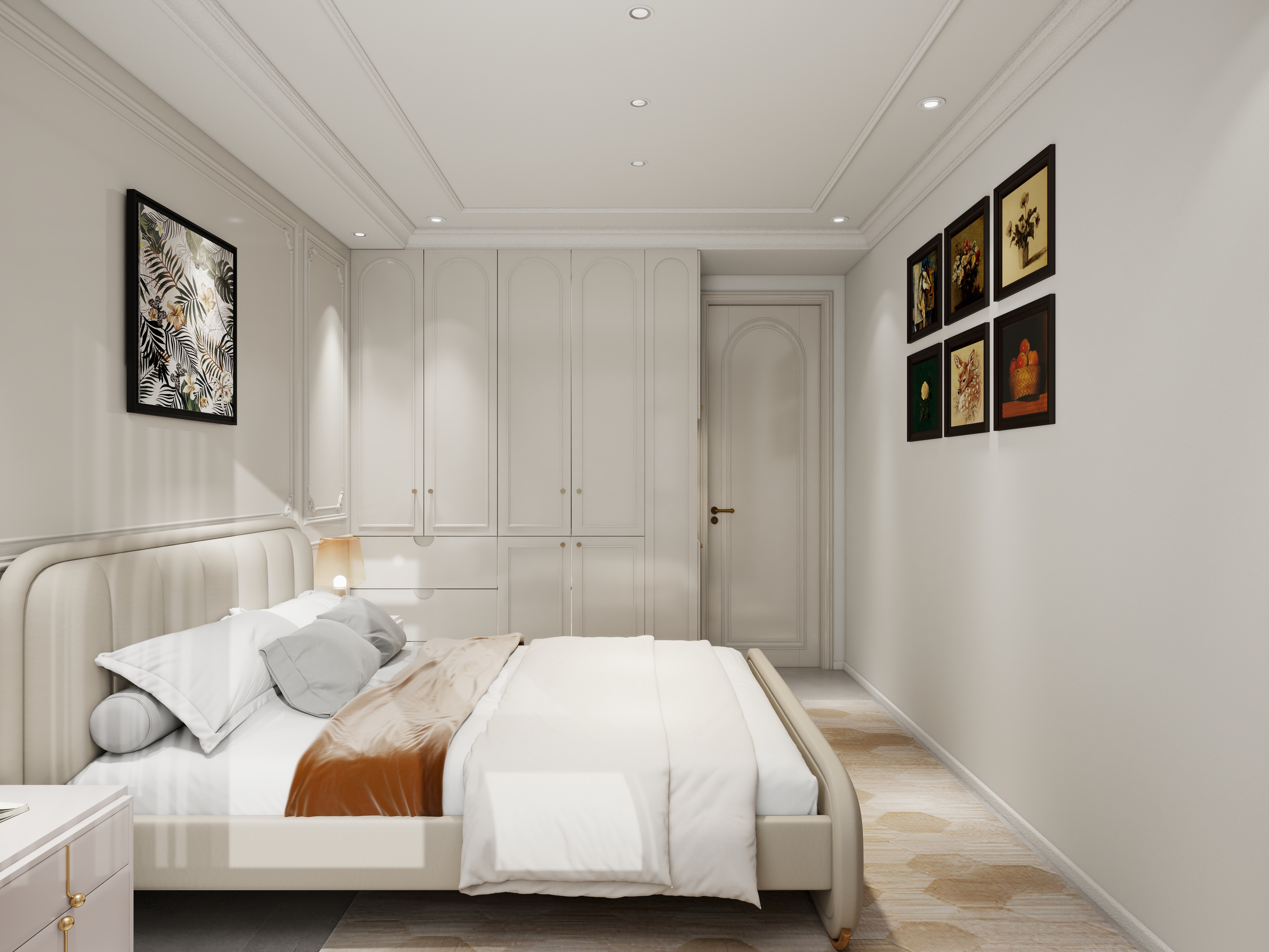 周晨-桃源里一层卧室装修效果图第1张