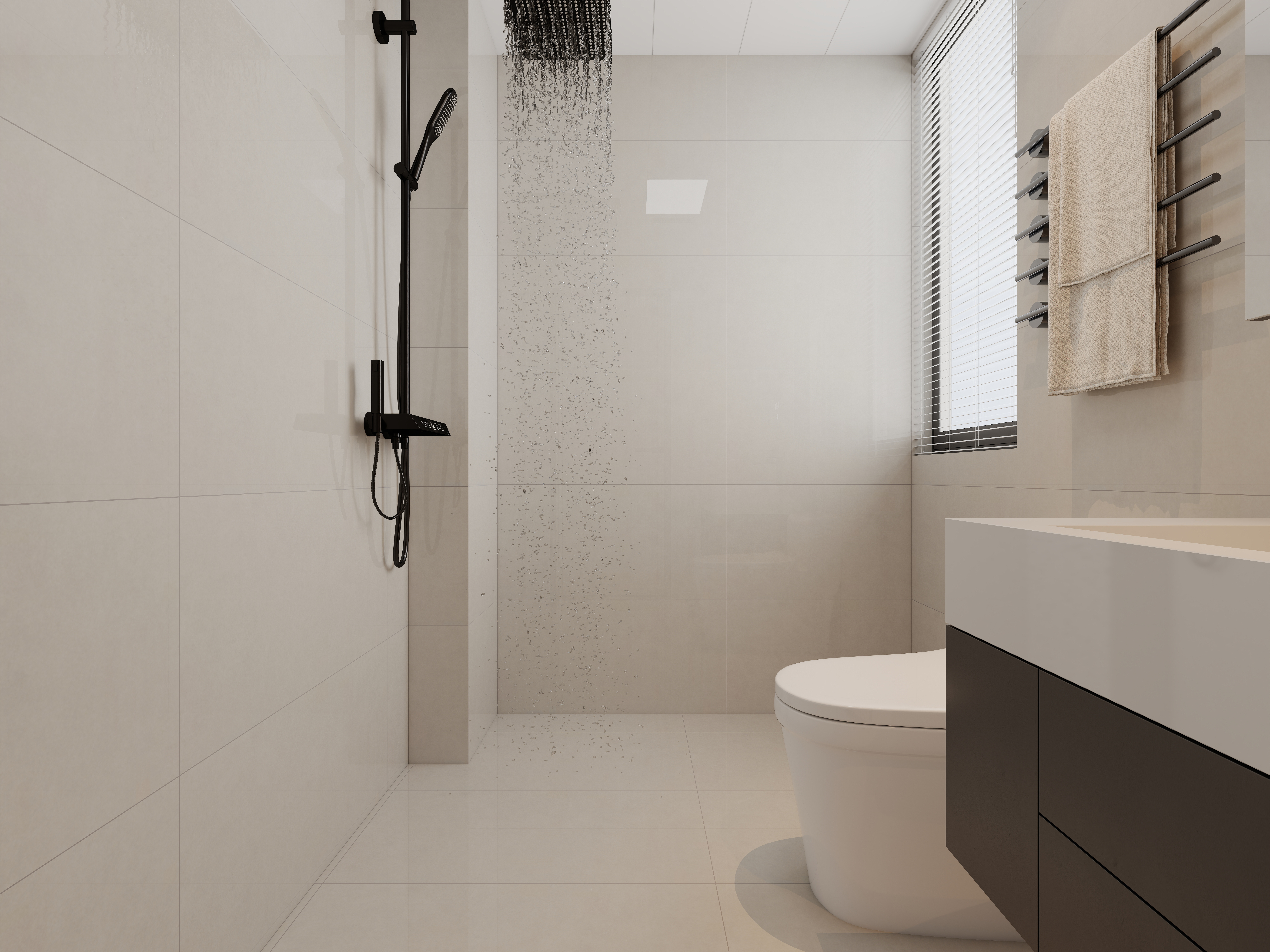 至简名设-文稳康-《联投》105平现代简约|三居室一层主卧装修效果图第1张