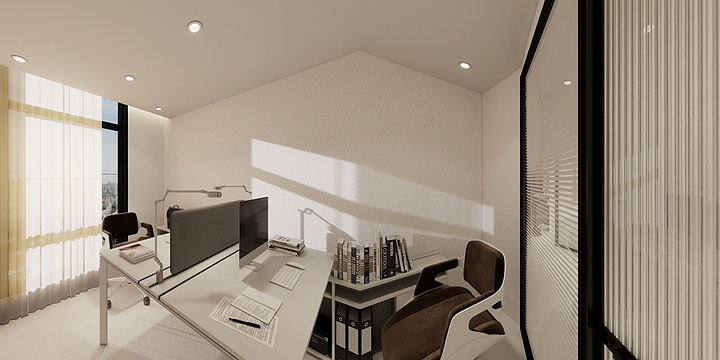 YJ設計-办公室-装修设计方案