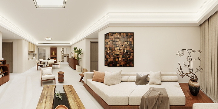 YJ設計-半岛11期9-2301雅居-装修设计方案