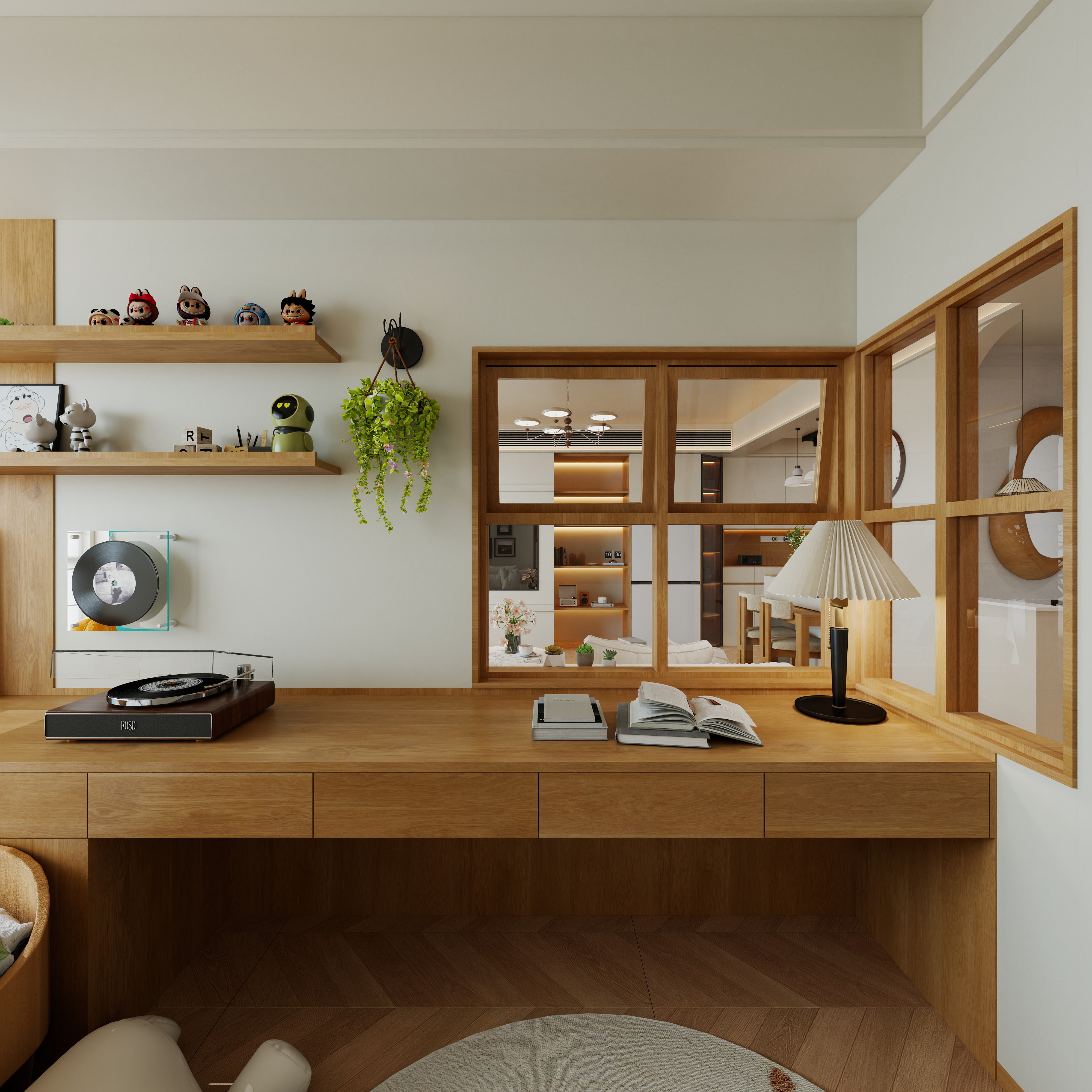 壹贰叁设计工作室-春悦里一层客餐厅装修效果图第3张