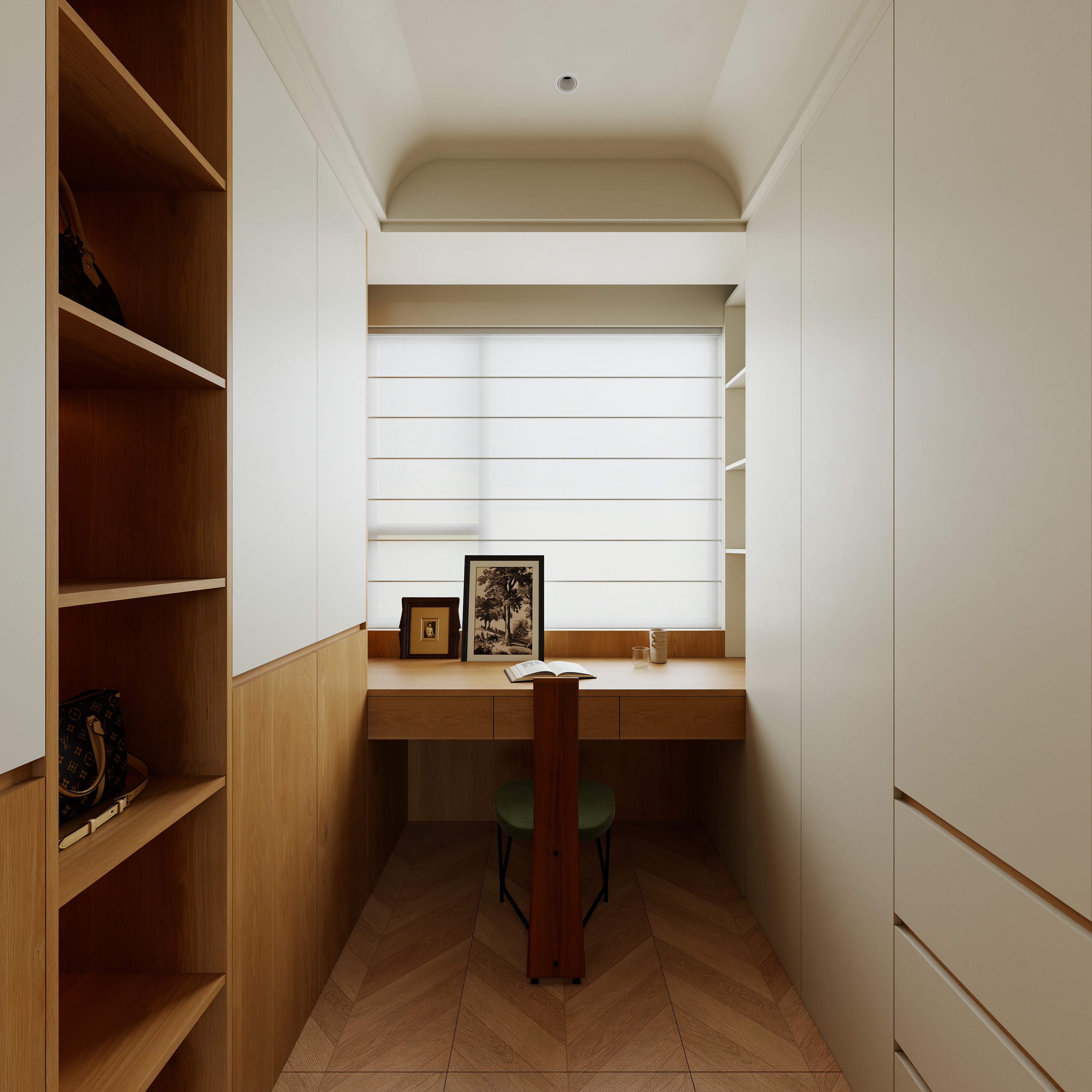 壹贰叁设计工作室-春悦里一层主卧装修效果图第3张