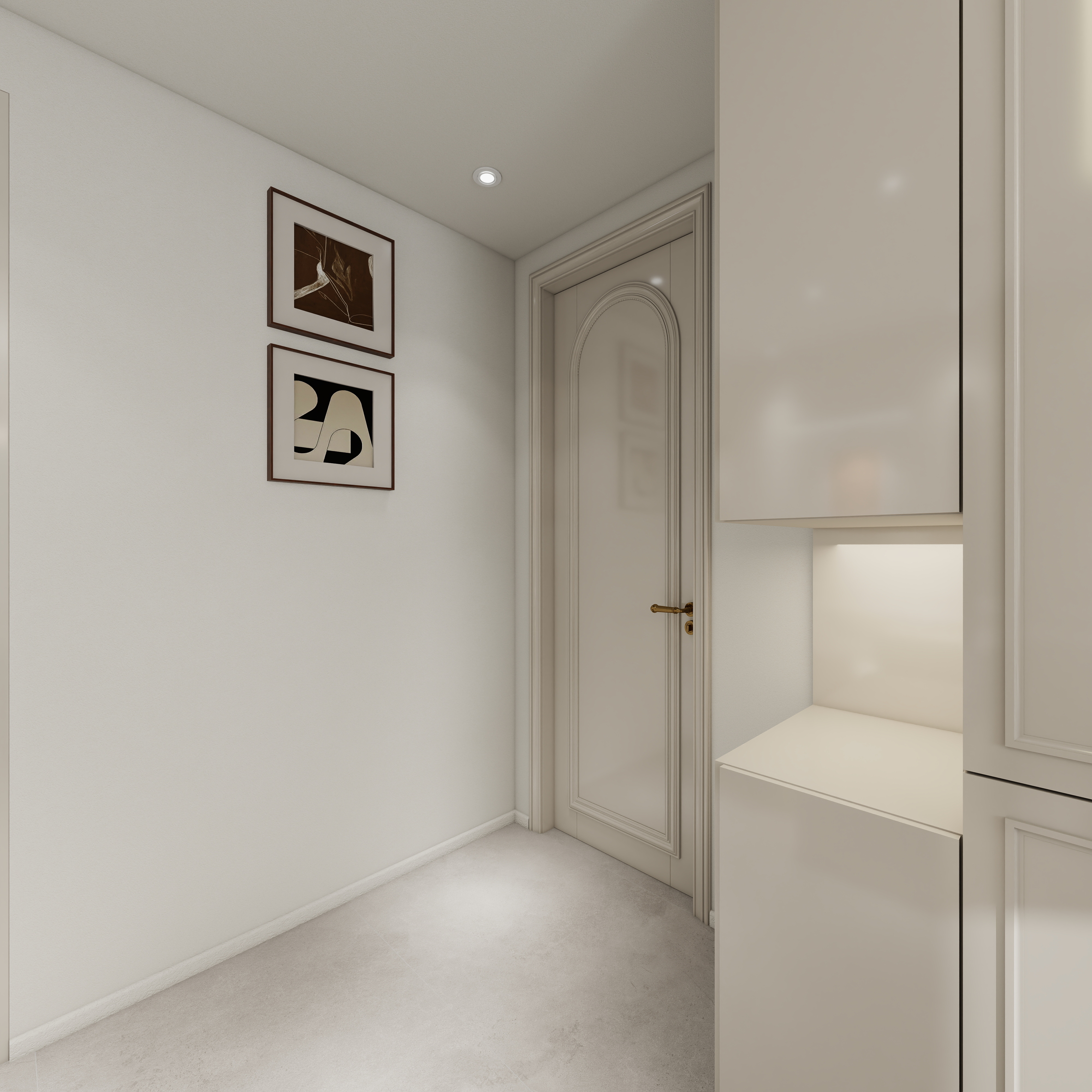 周晨-桃源里一层卧室装修效果图第5张