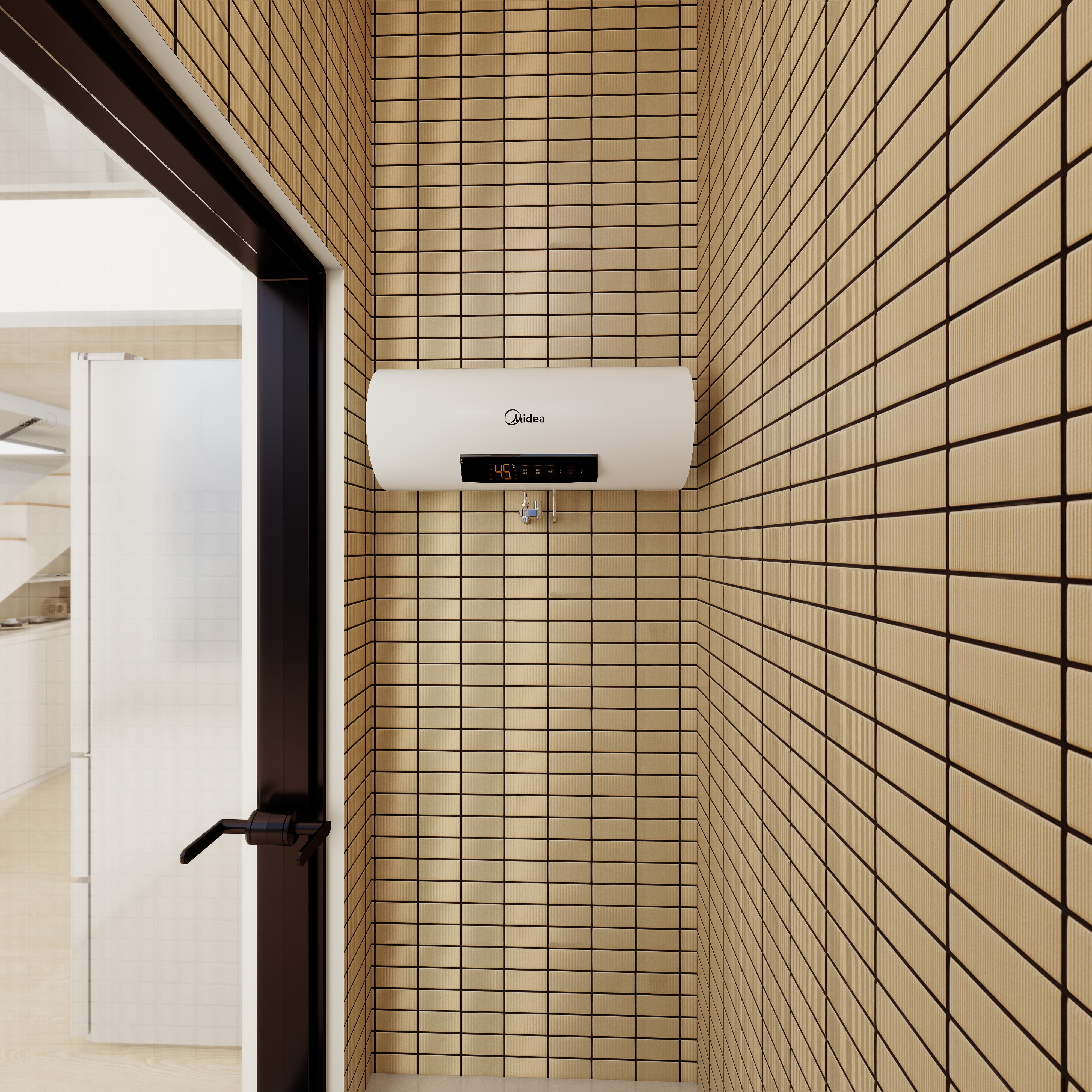 PK空间設記-33m²双层公寓loft温馨的家一层阳台装修效果图第1张