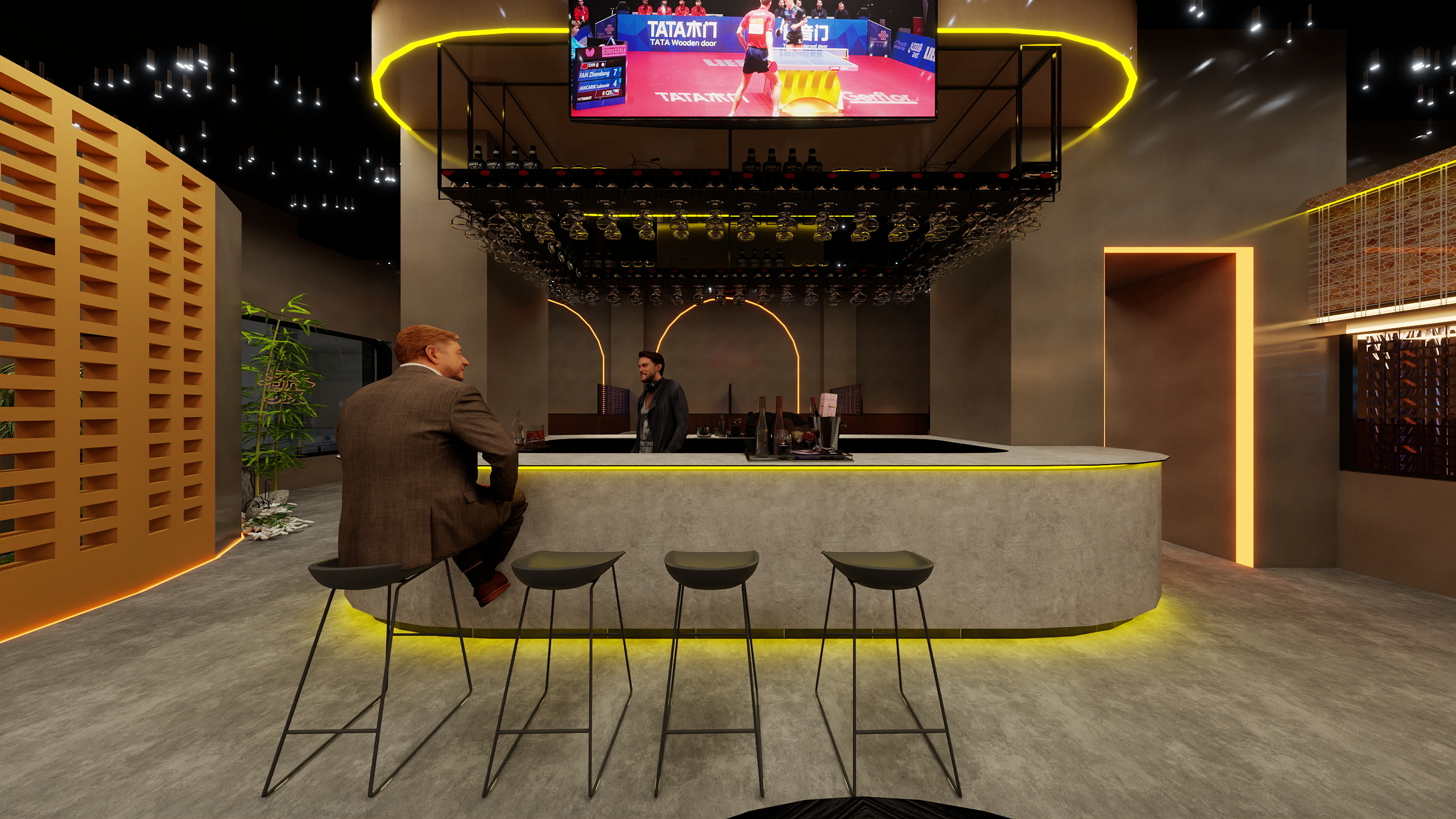 设计姜姜1-347平绯闻酒吧-装修设计方案