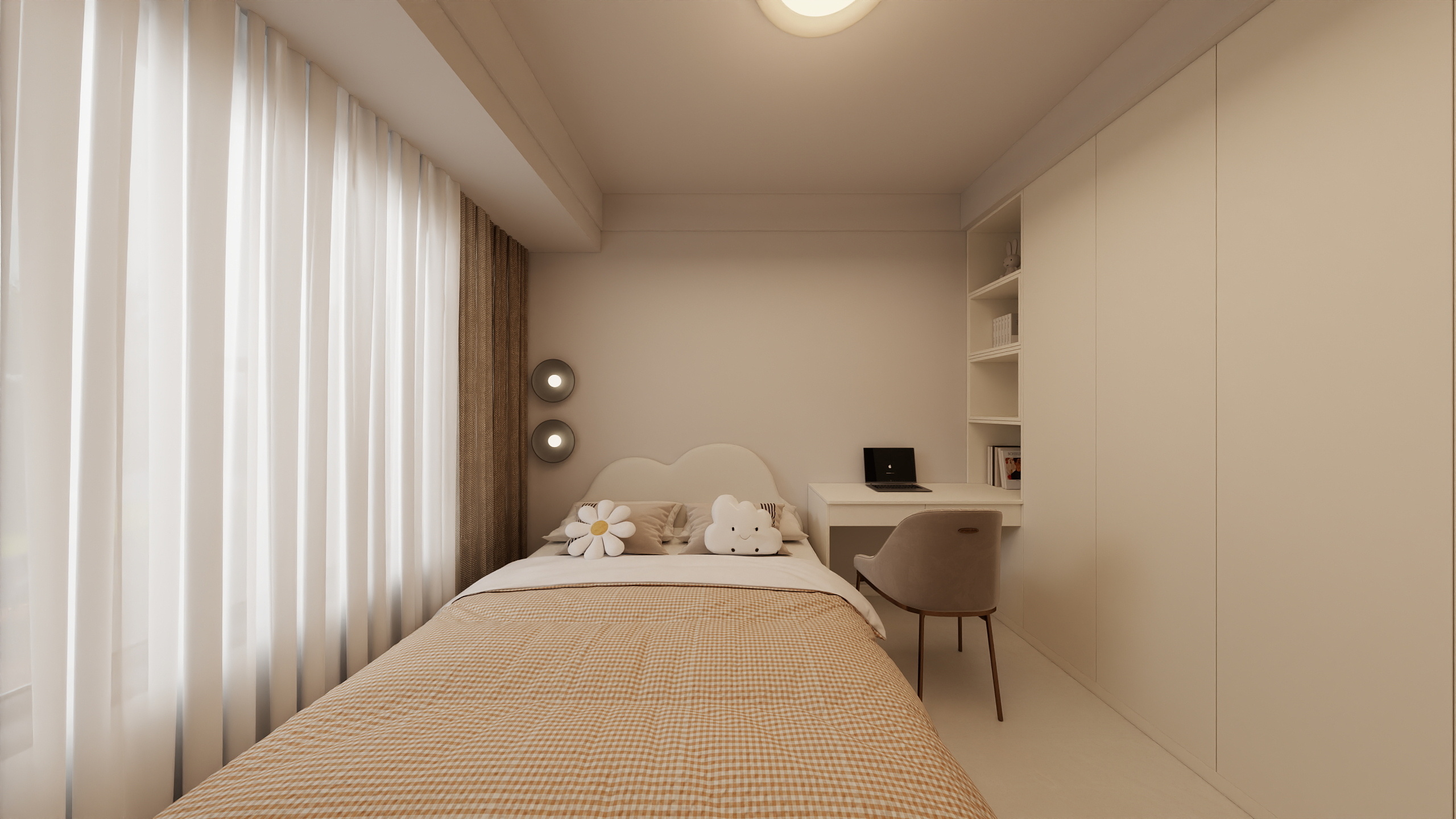 设计姜姜1-现代简约122㎡3室装修效果图