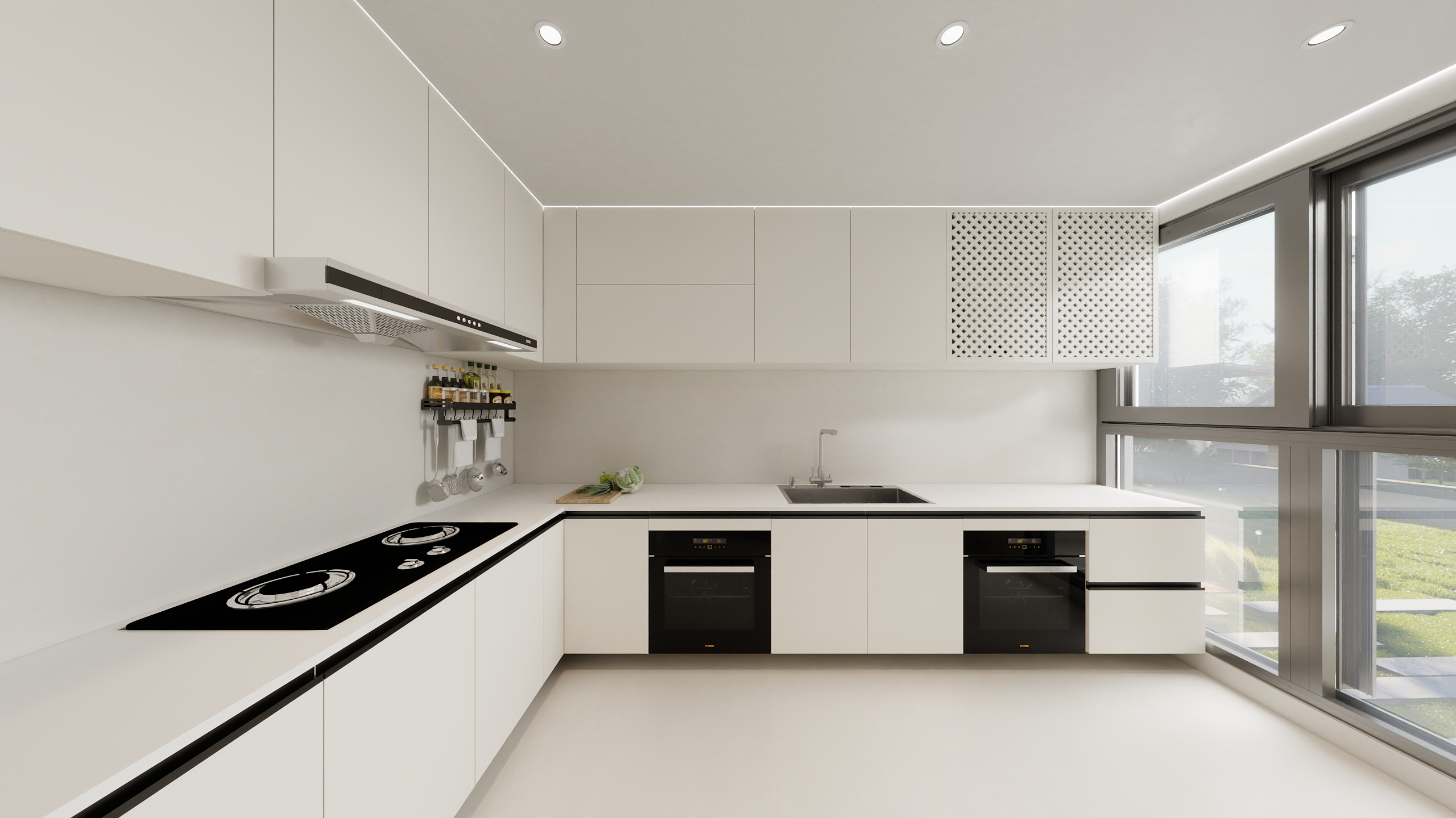 设计姜姜1-现代简约122㎡3室装修效果图