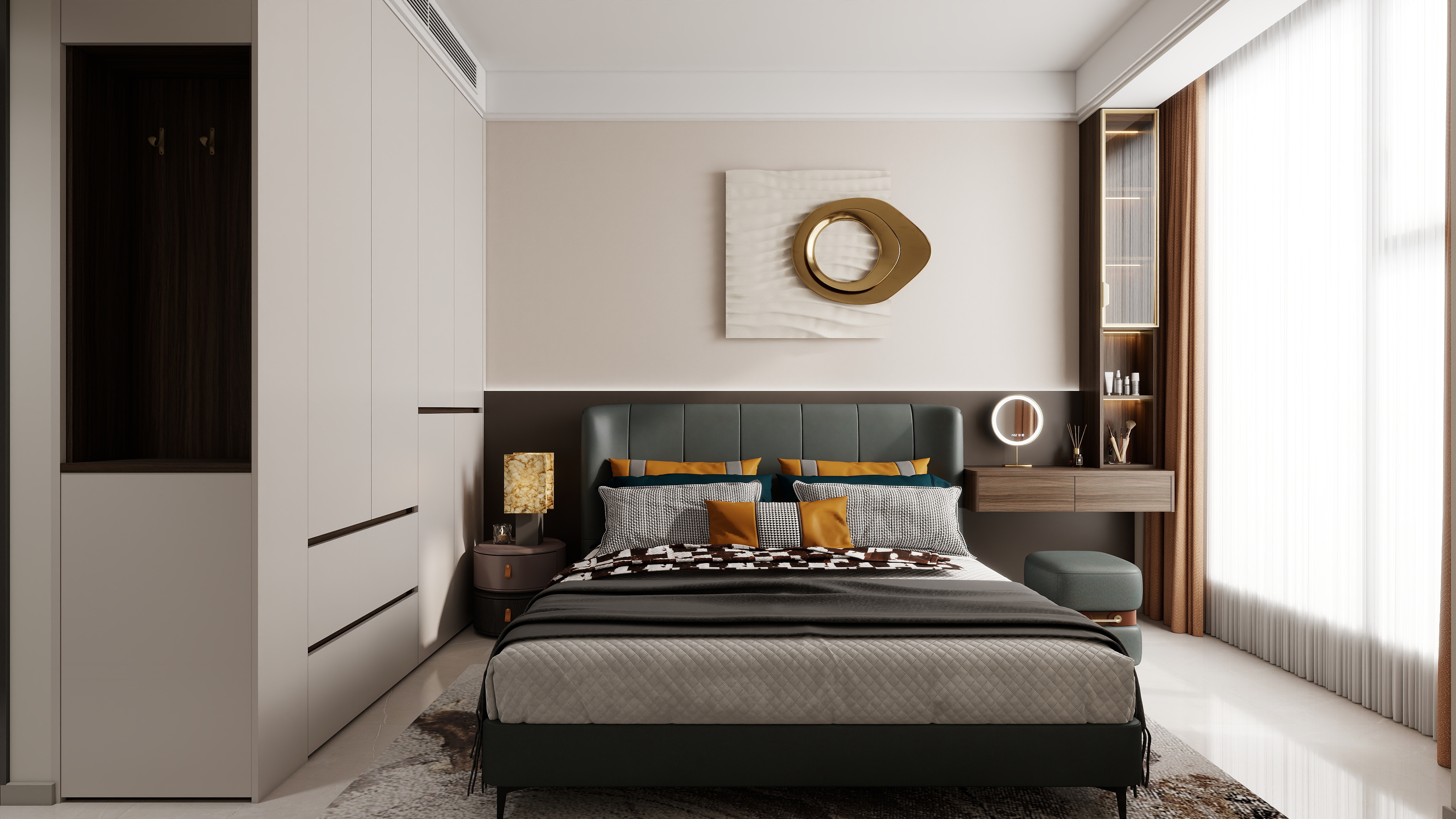 Wsj设计-盛昌苑122㎡3室装修效果图