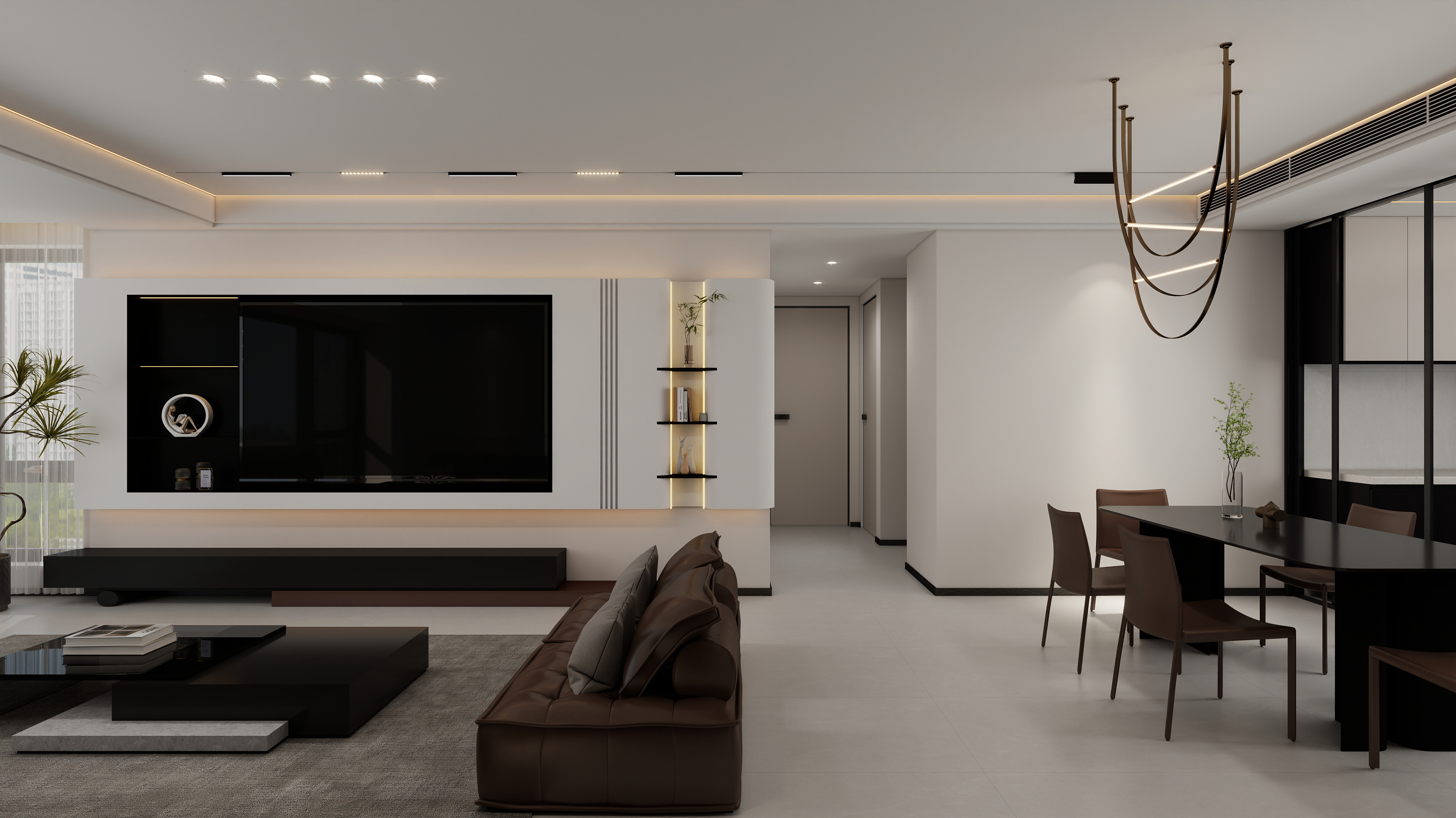 顾北南-泓泰铂悦140平米三室-装修设计方案