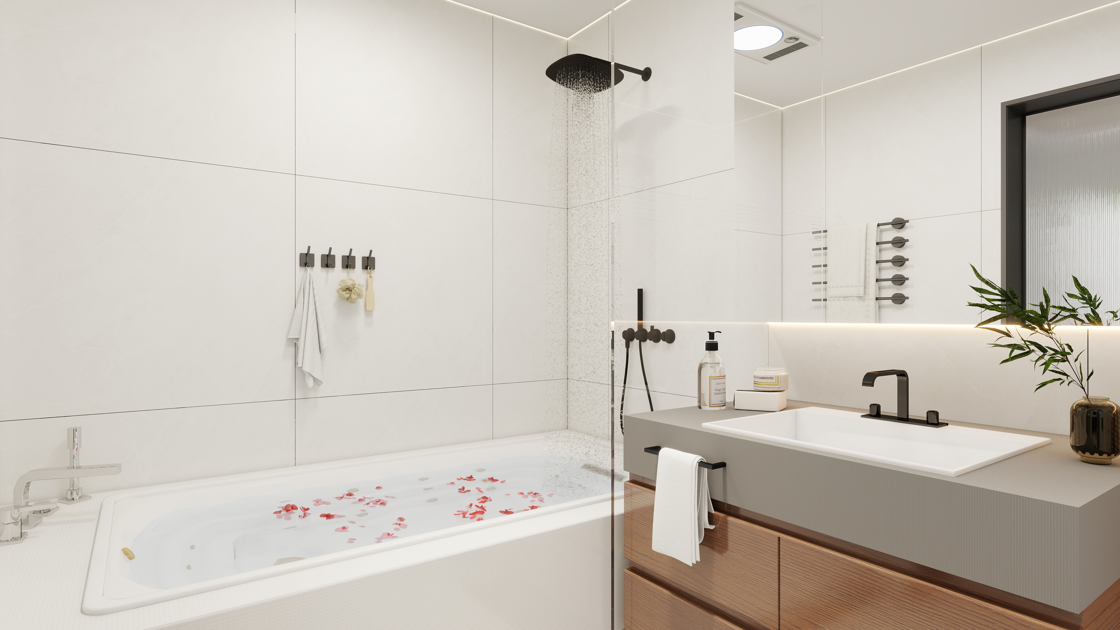 神马云在线-奶油原木-首层方案装修效果图