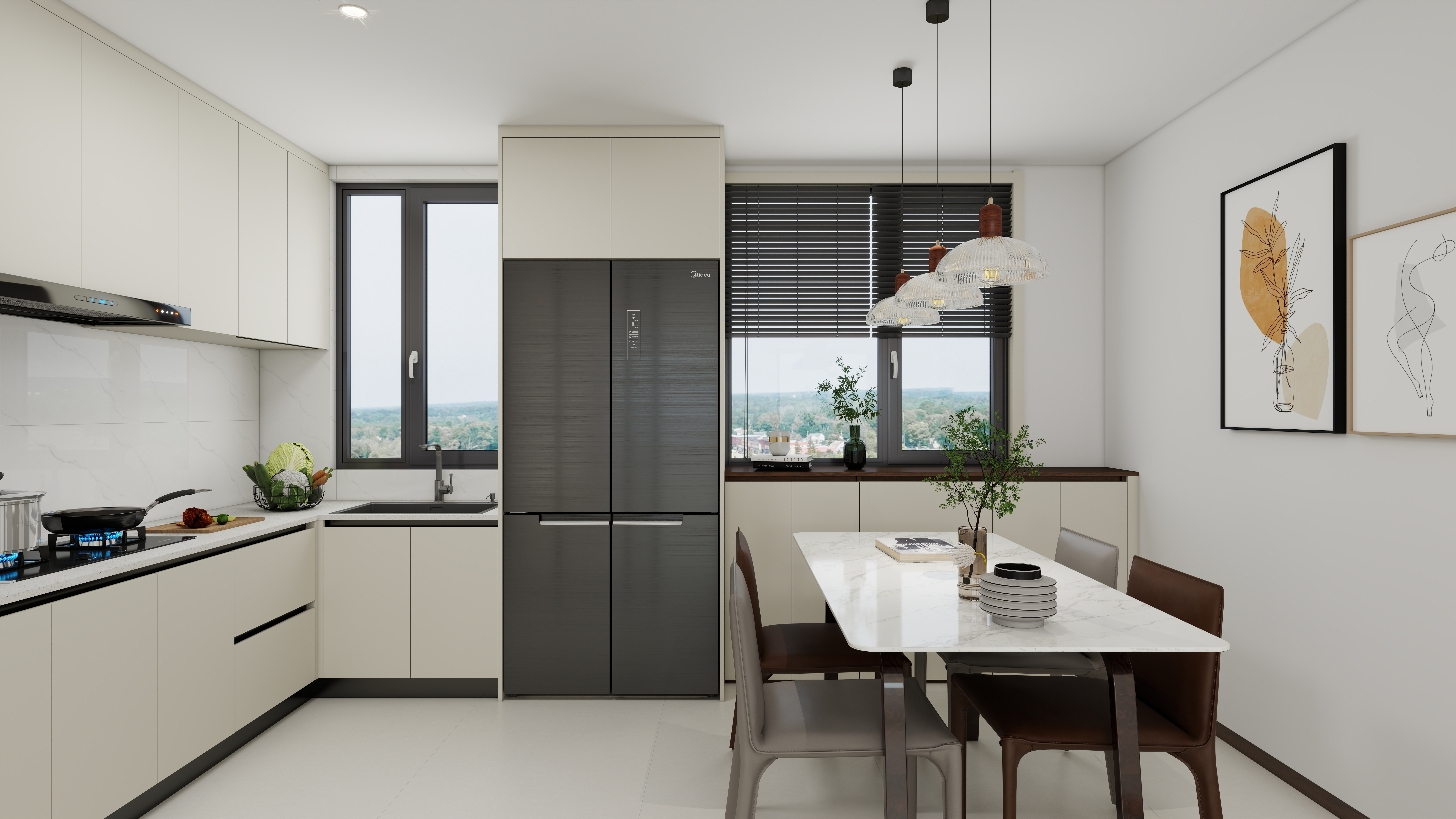 室内设计王红敏-116㎡3室-装修设计方案