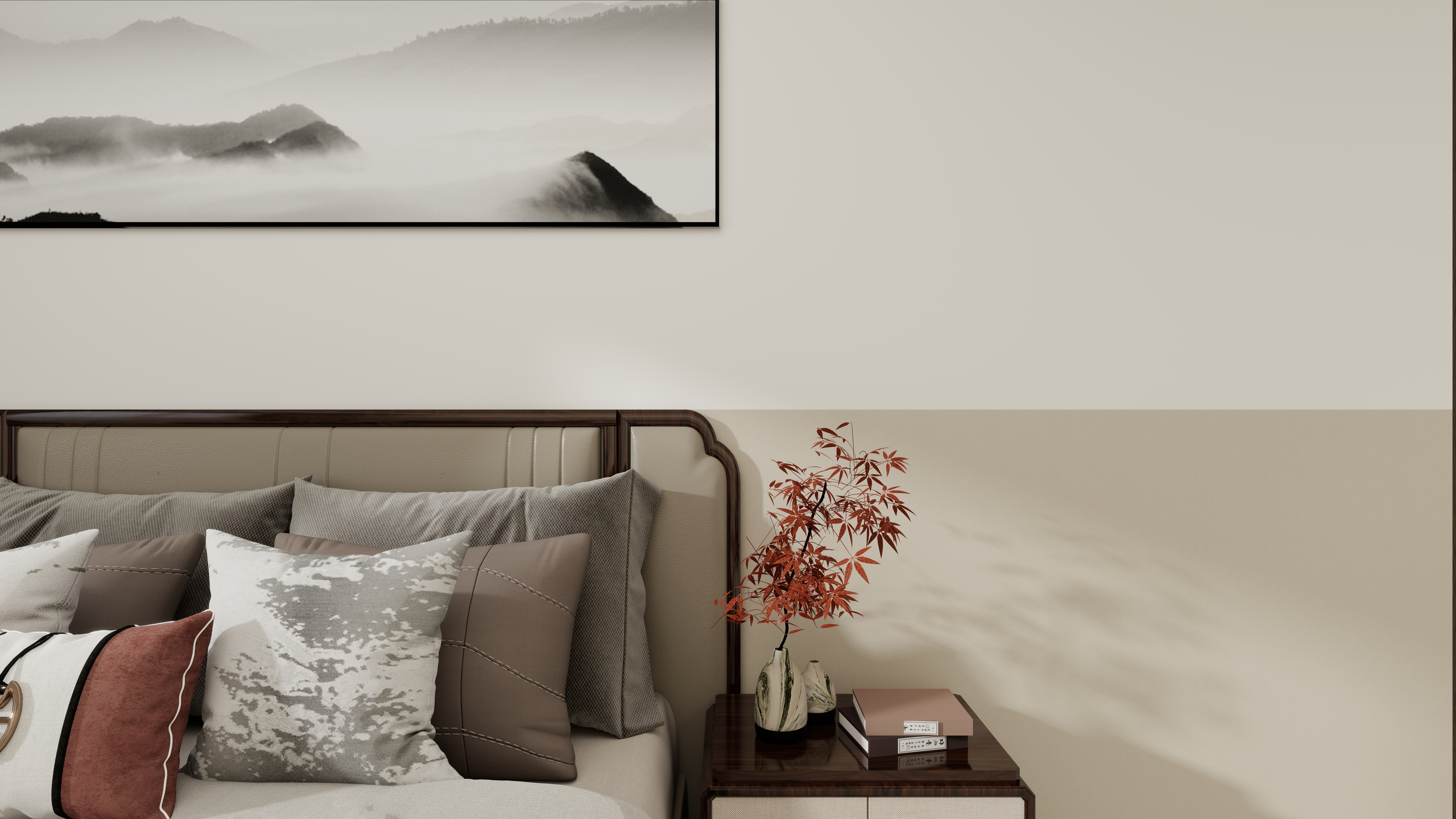 中国大华子-154㎡5室一层主卧装修效果图第1张