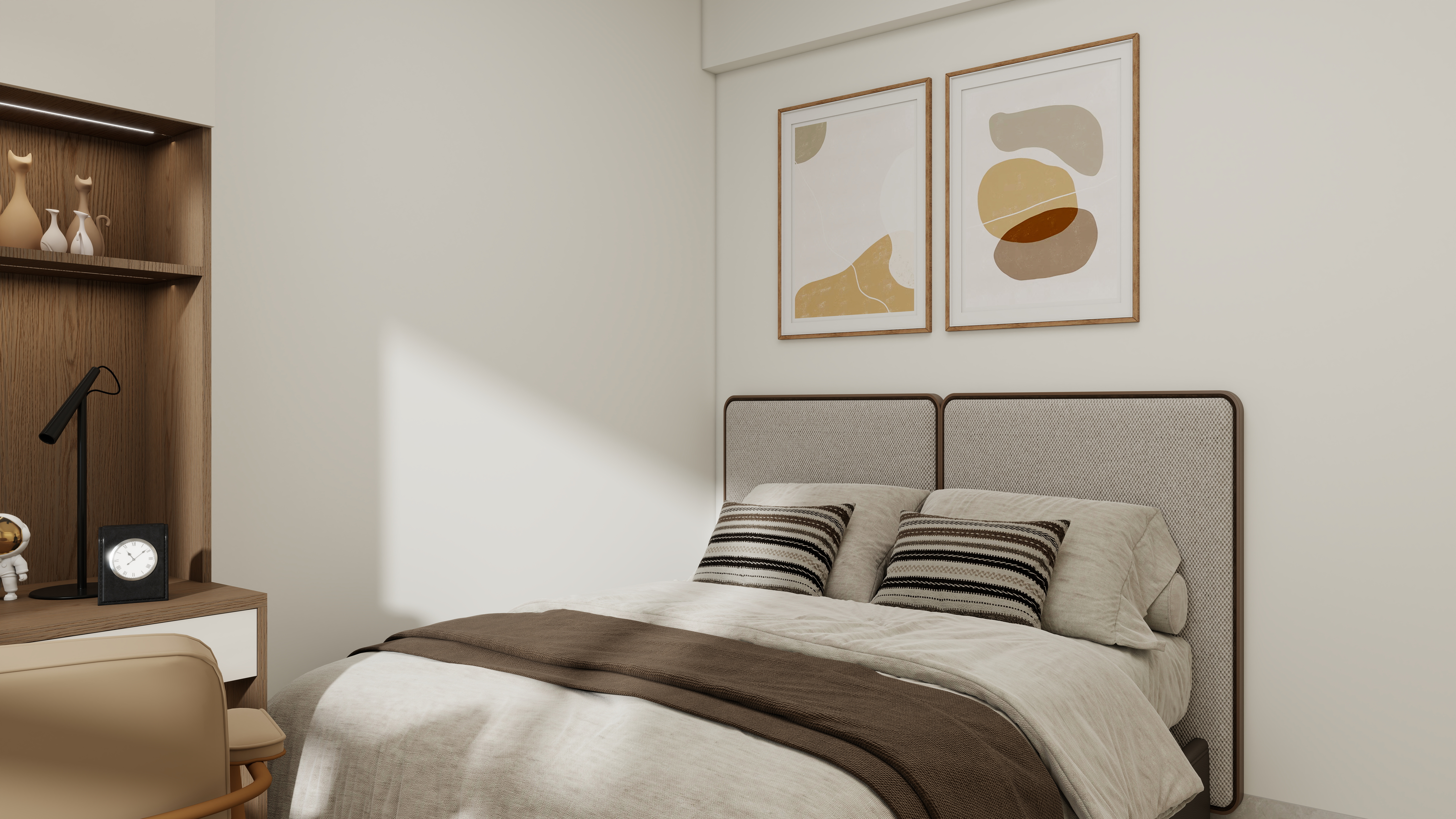 中国大华子-154㎡5室一层卧室4装修效果图第2张