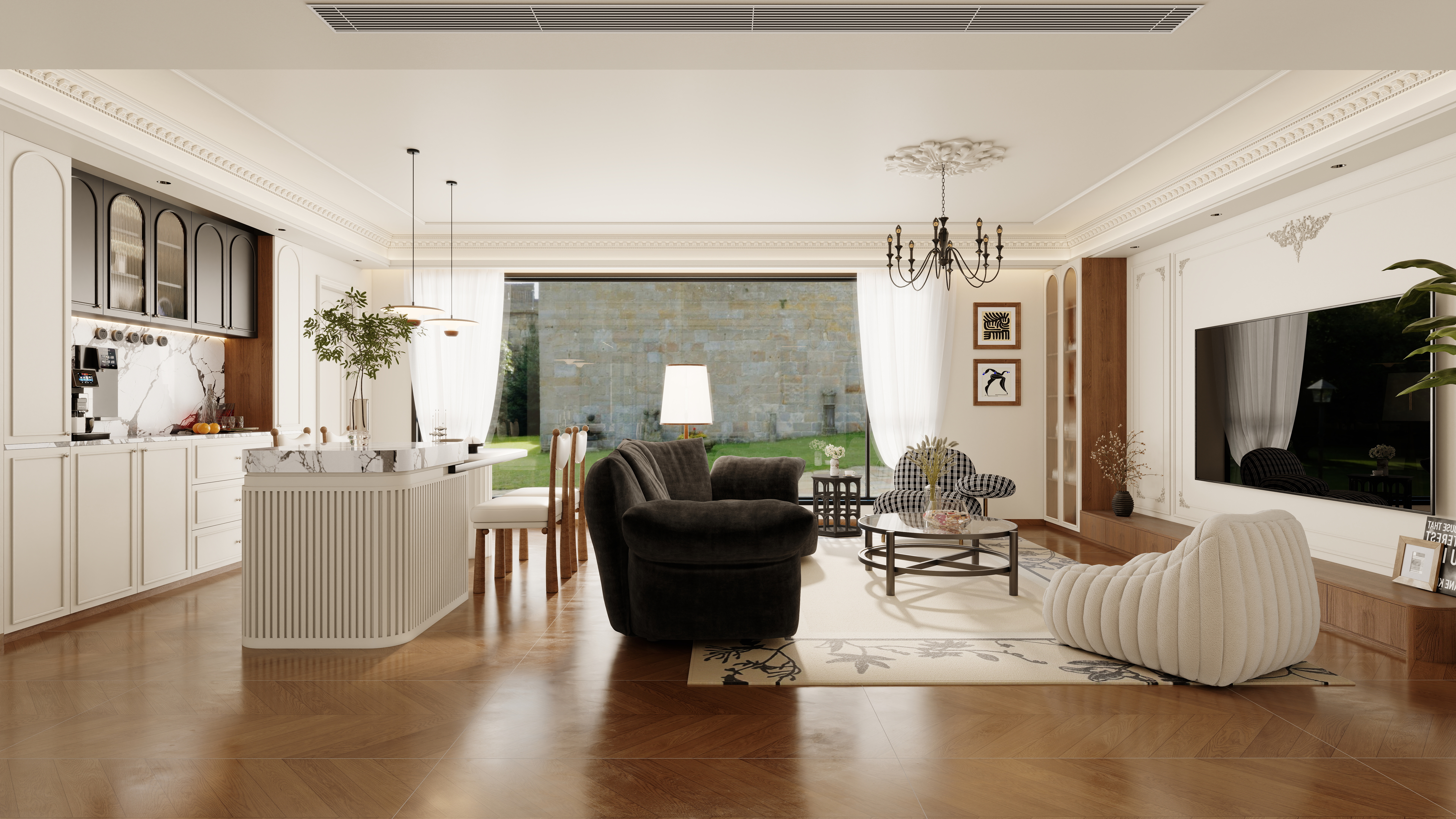 HONGTAI-DESIGN-法式中古风 -装修设计方案