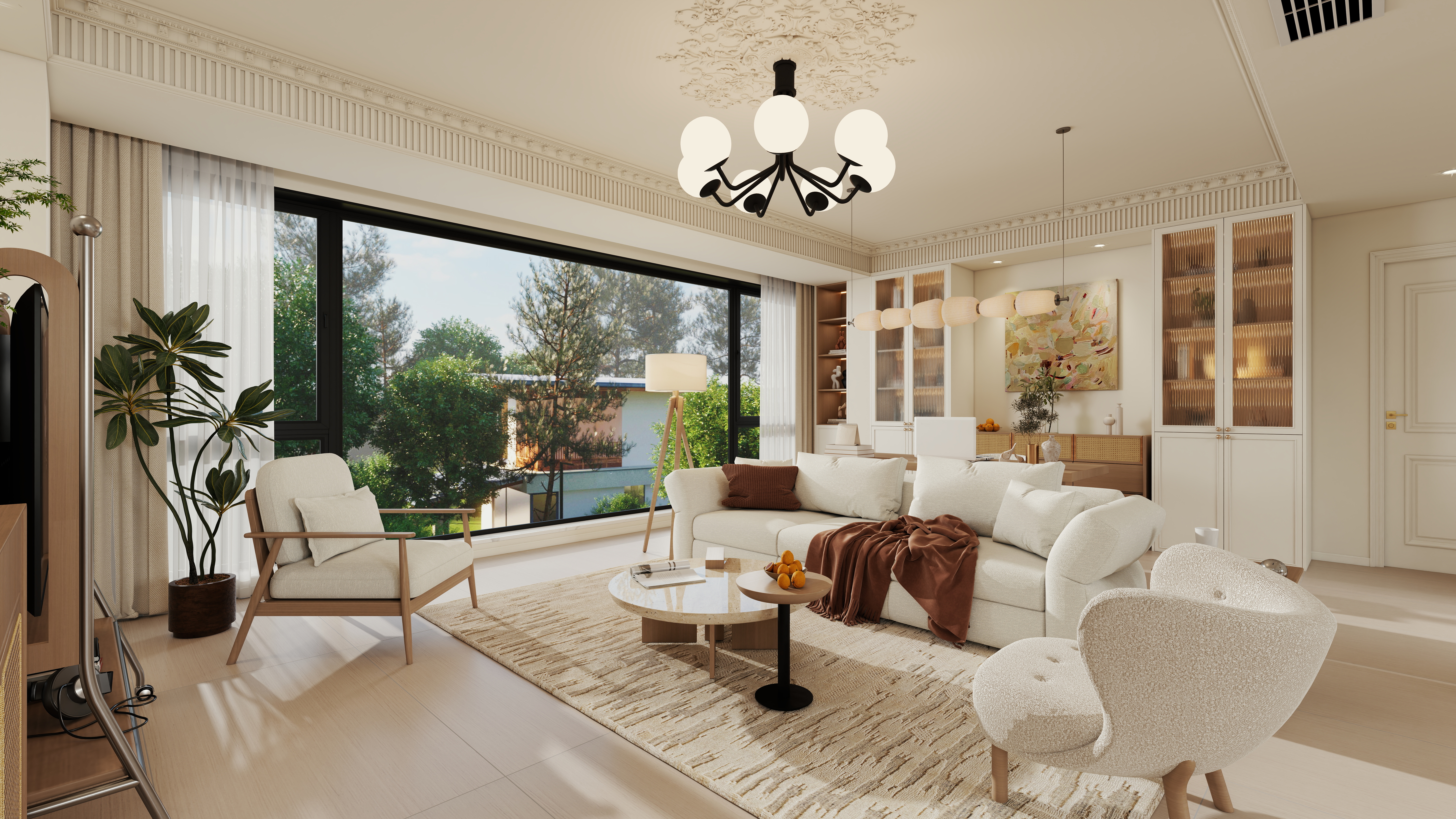 HONGTAI-DESIGN-法式奶油原木 -装修设计方案