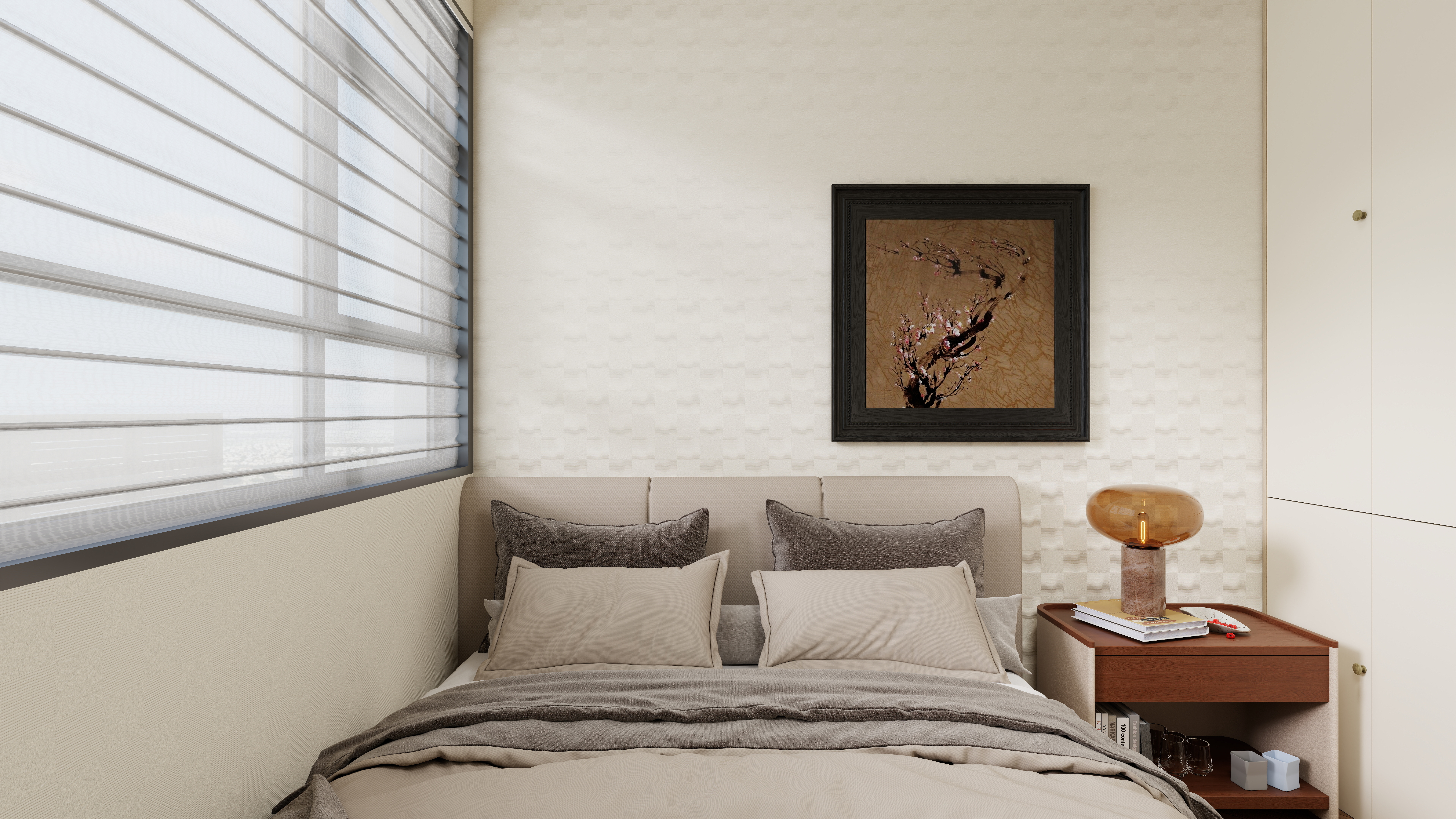 ASDDSA1-中古风一层老人房装修效果图第4张