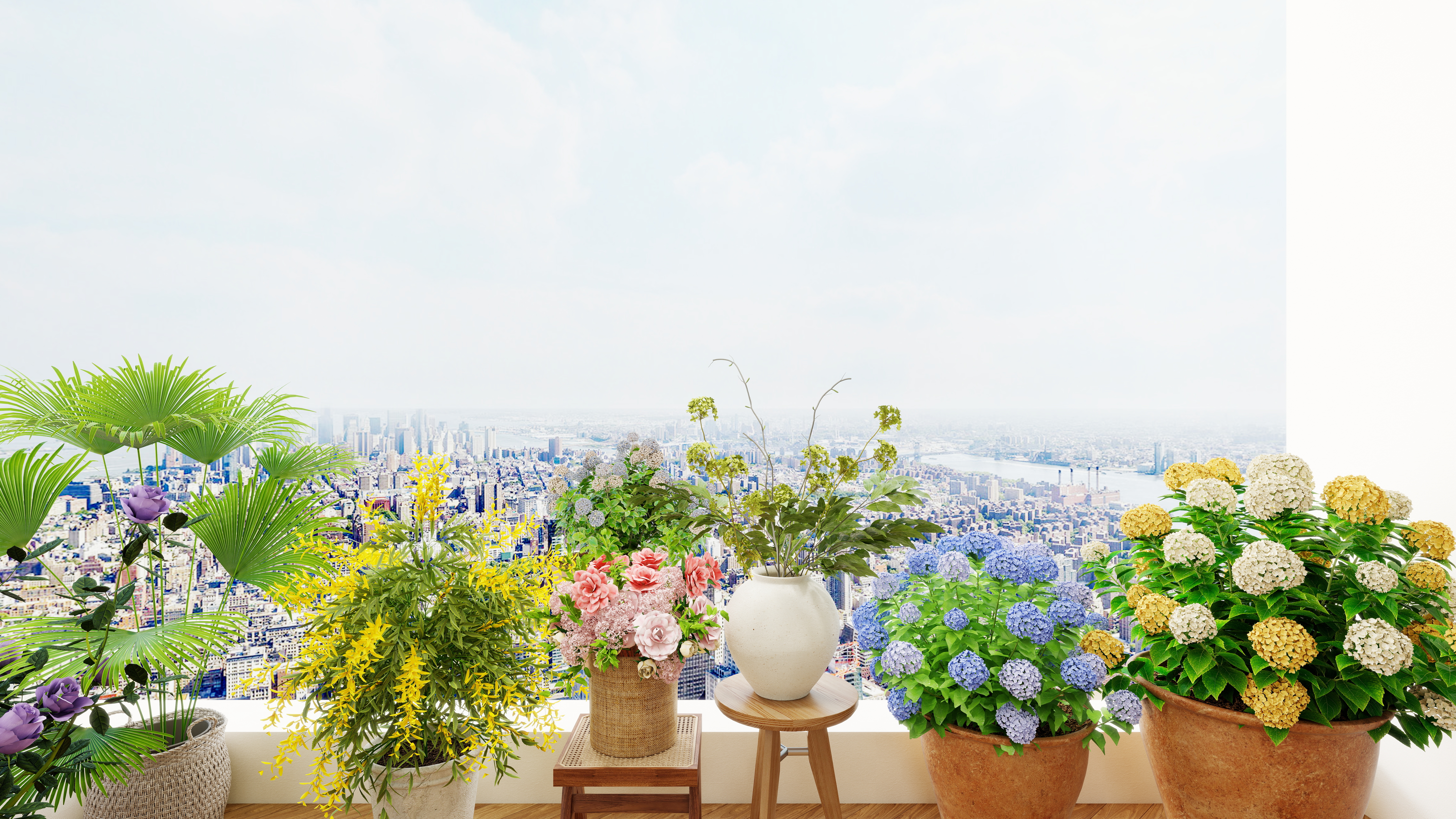 ASDDSA1-中古风一层景观阳台装修效果图第2张