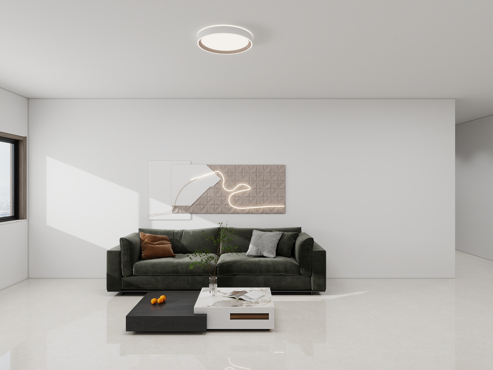 吴爽-75m²现代简约风格 装修效果图