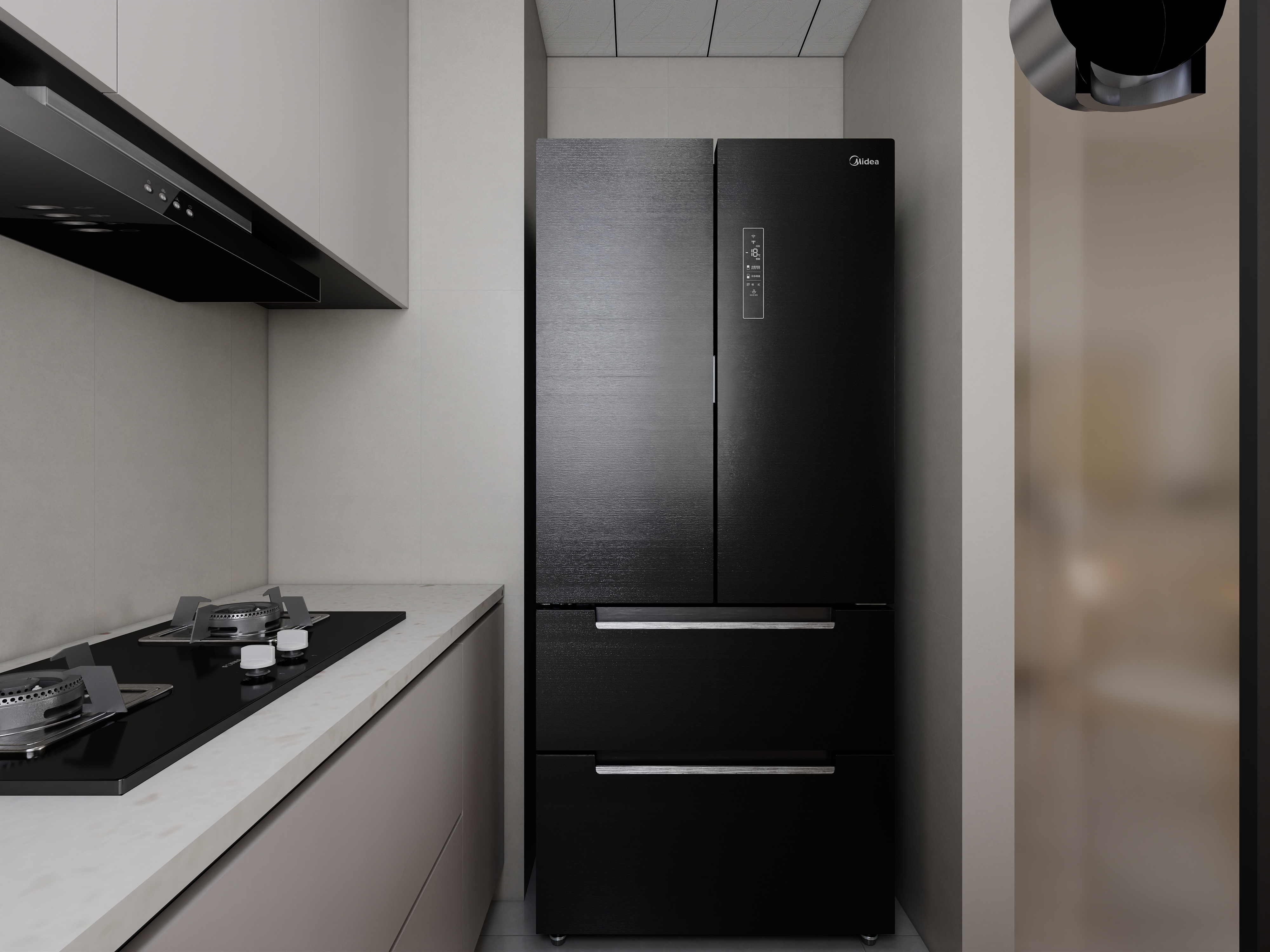 至简名设-文稳康-《光明城市》90平现代原木|三居室装修效果图