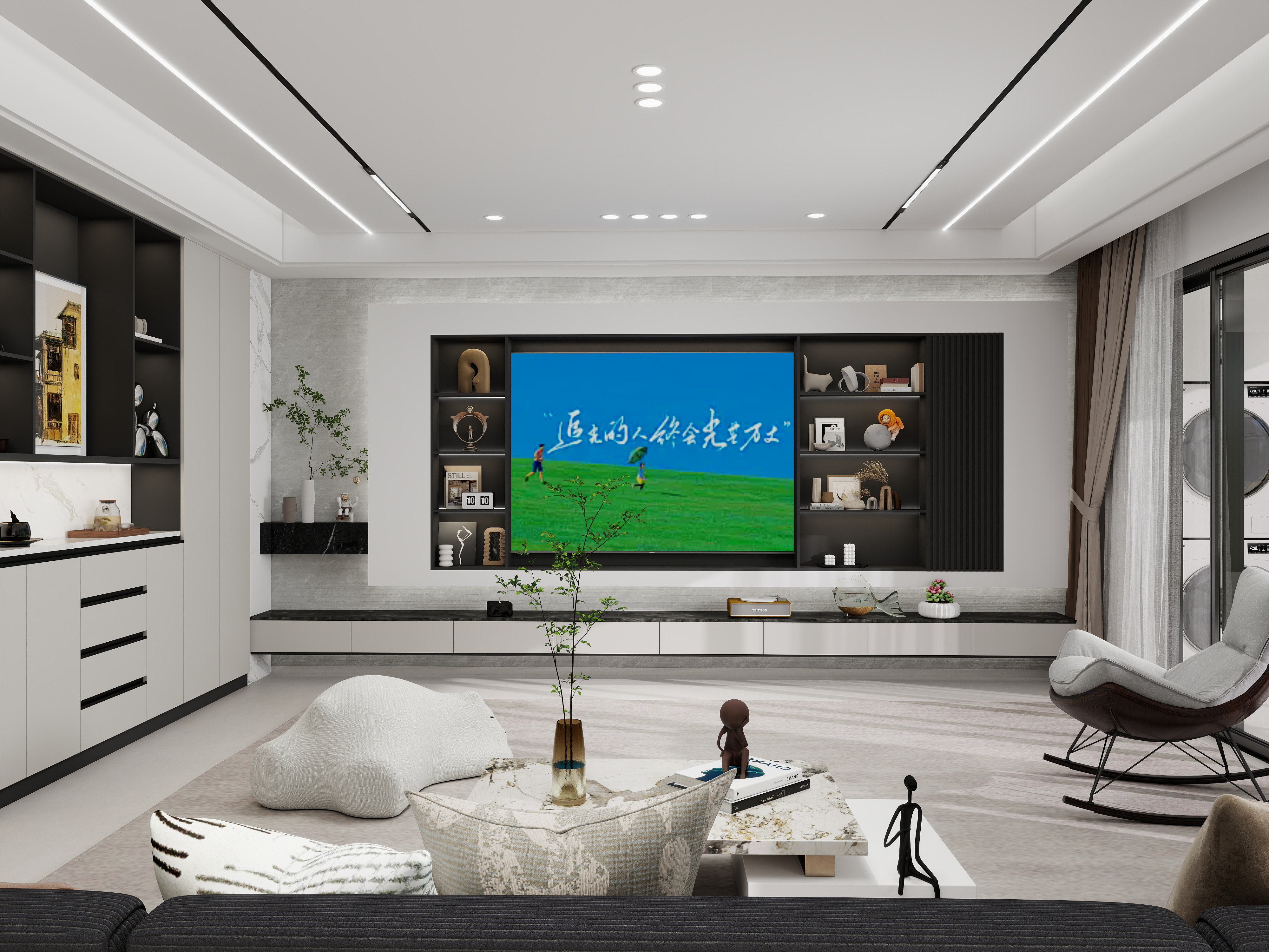 栖寐-【简墨意韵】四室两厅293㎡-装修设计方案