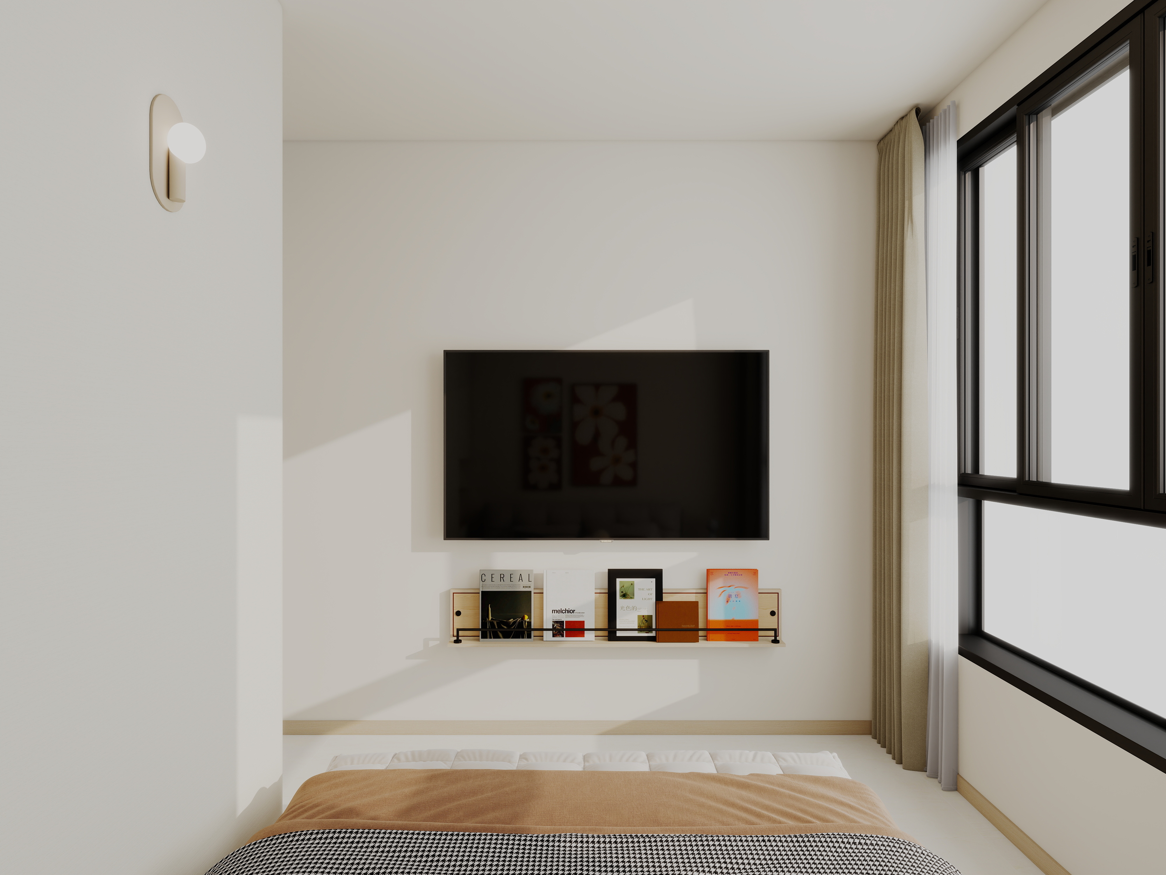 艺雅丽-95平现代简约 装修效果图