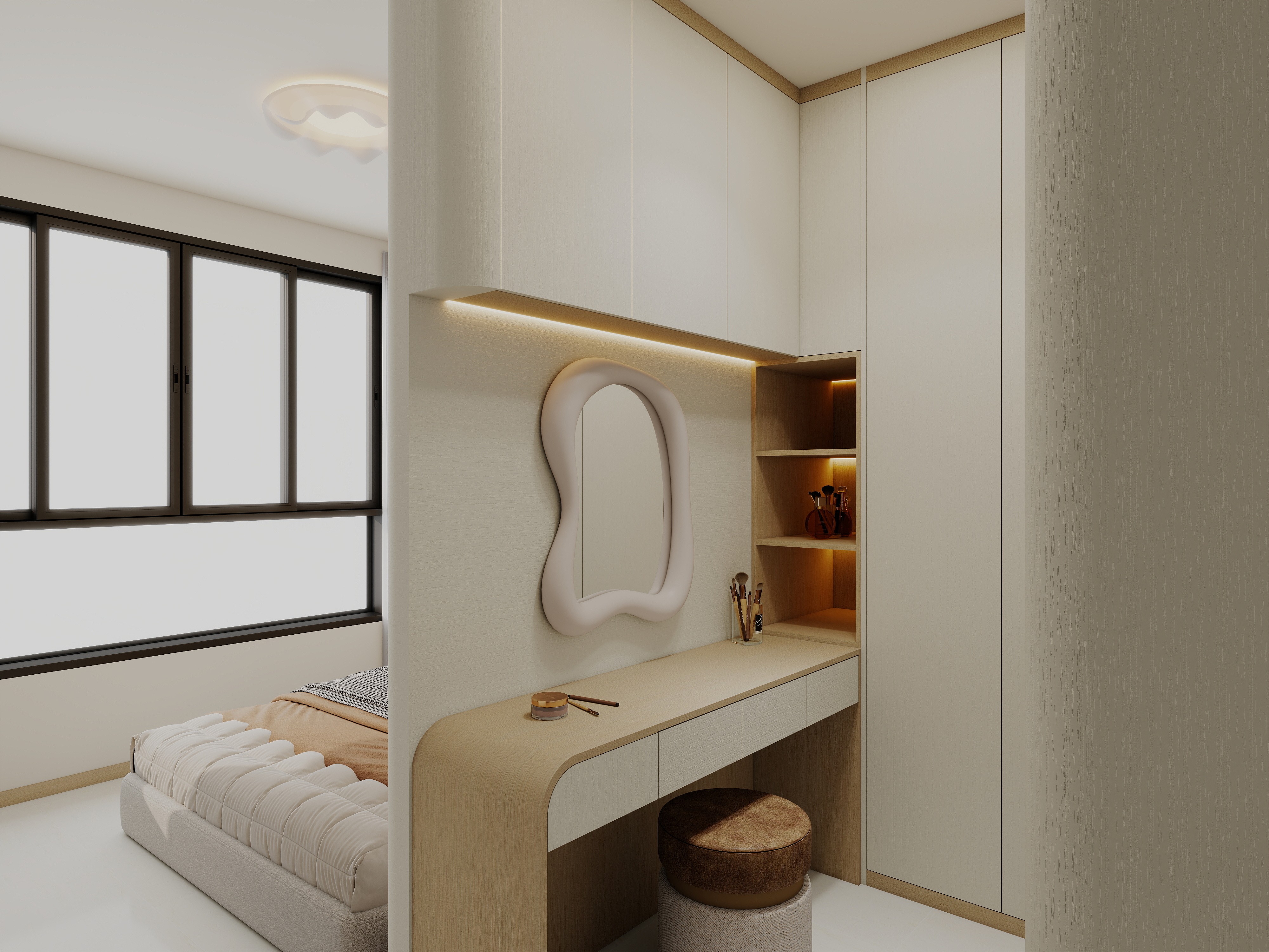 艺雅丽-95平现代简约 装修效果图