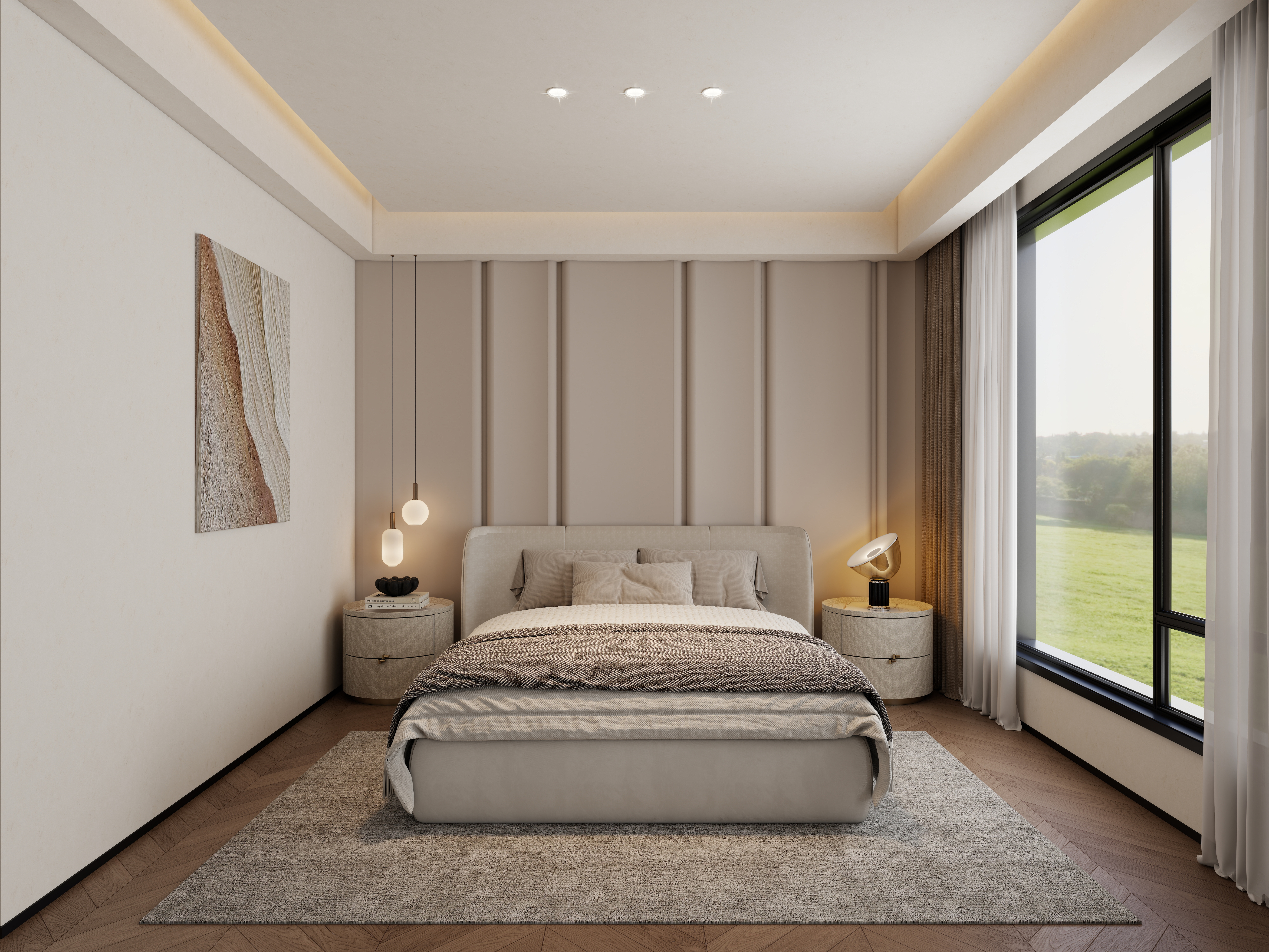 孙有权-『2025-11』36平丨现代简约卧室+书房-装修设计方案