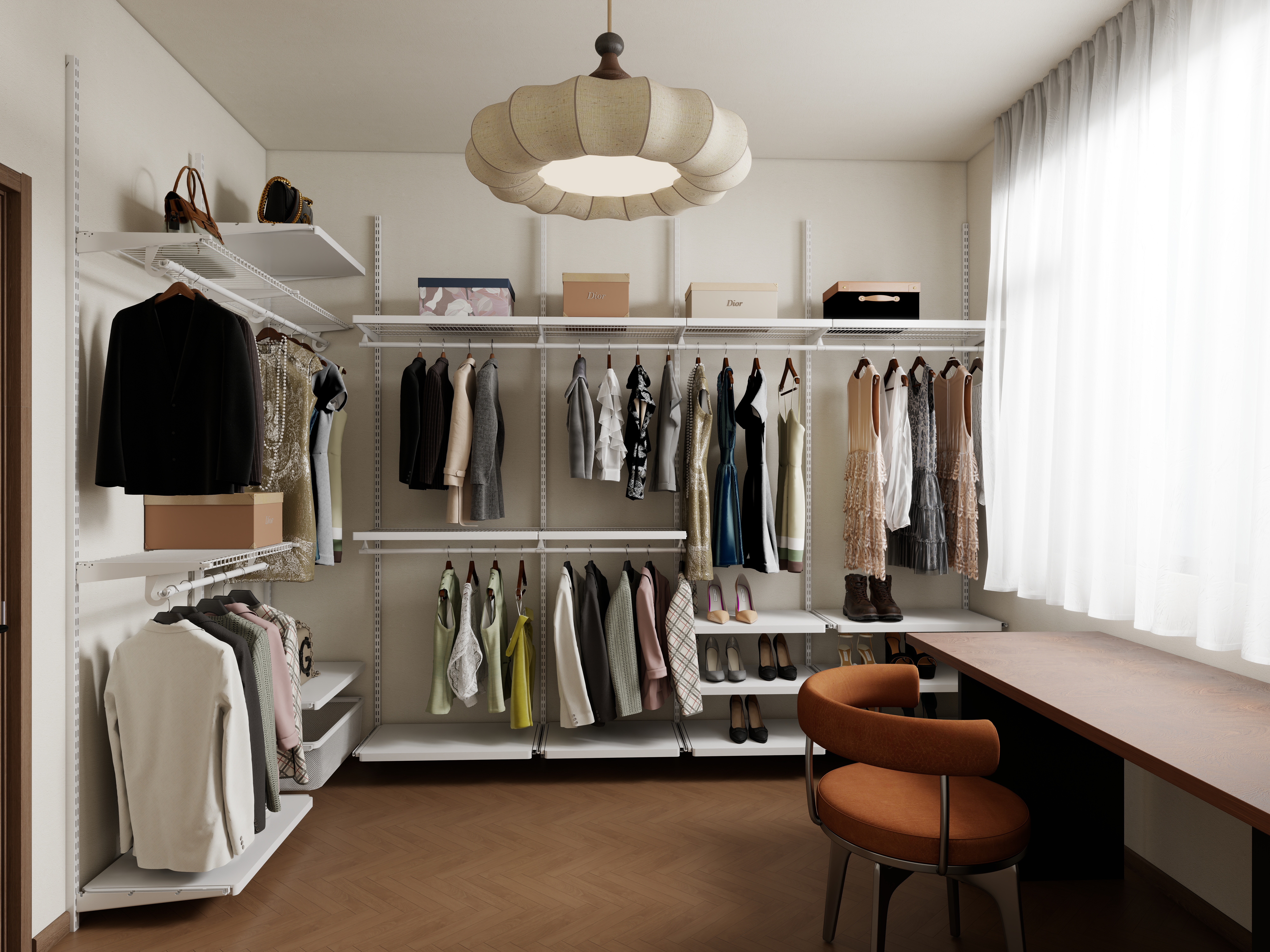 苏哲xsy-3月烟台旧房改造布局图(最终)一层衣帽间装修效果图第1张