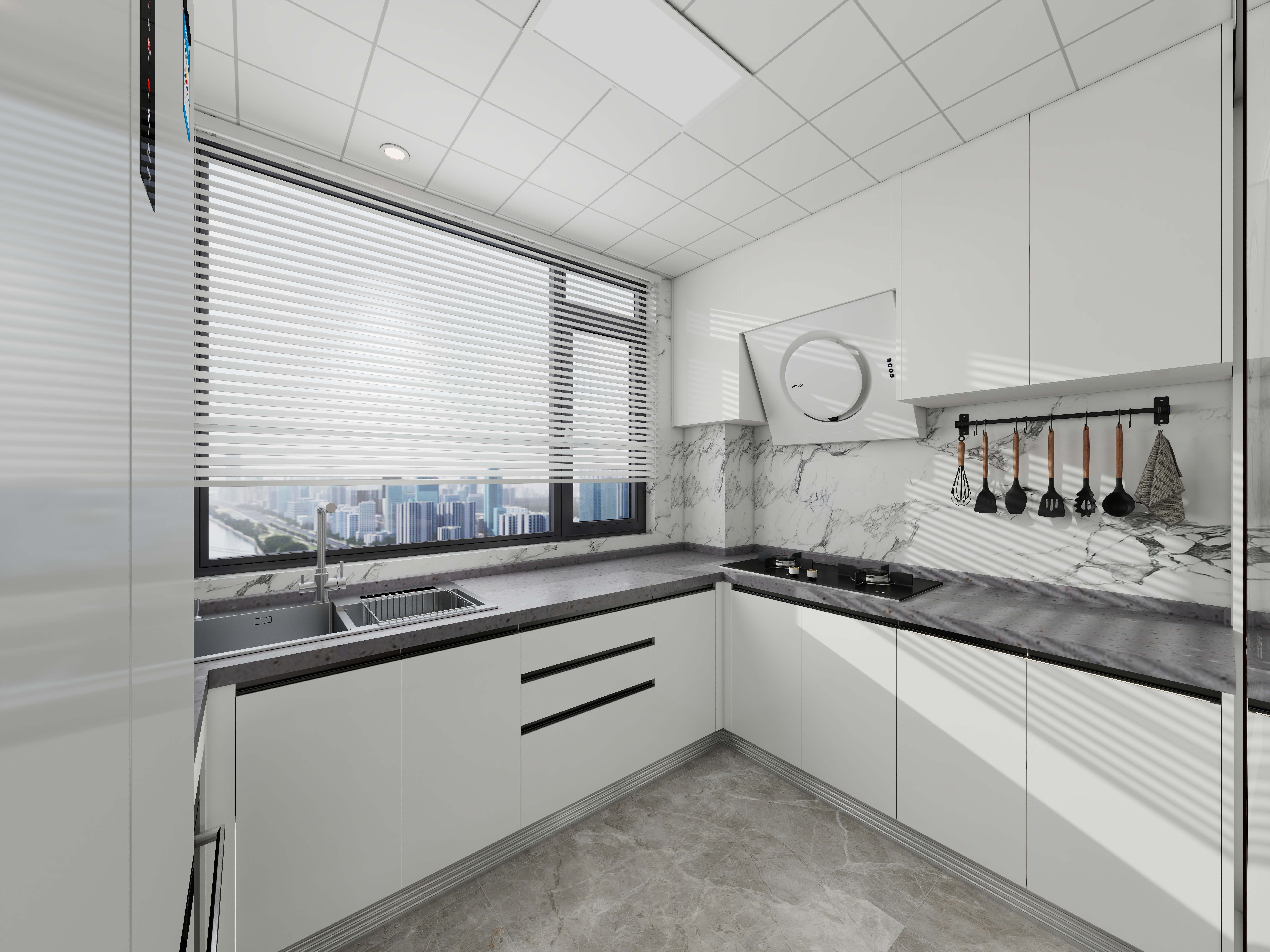 陈晓琛-浞景岸边~3室2厅1卫1厨1阳一层客餐厅装修效果图第3张