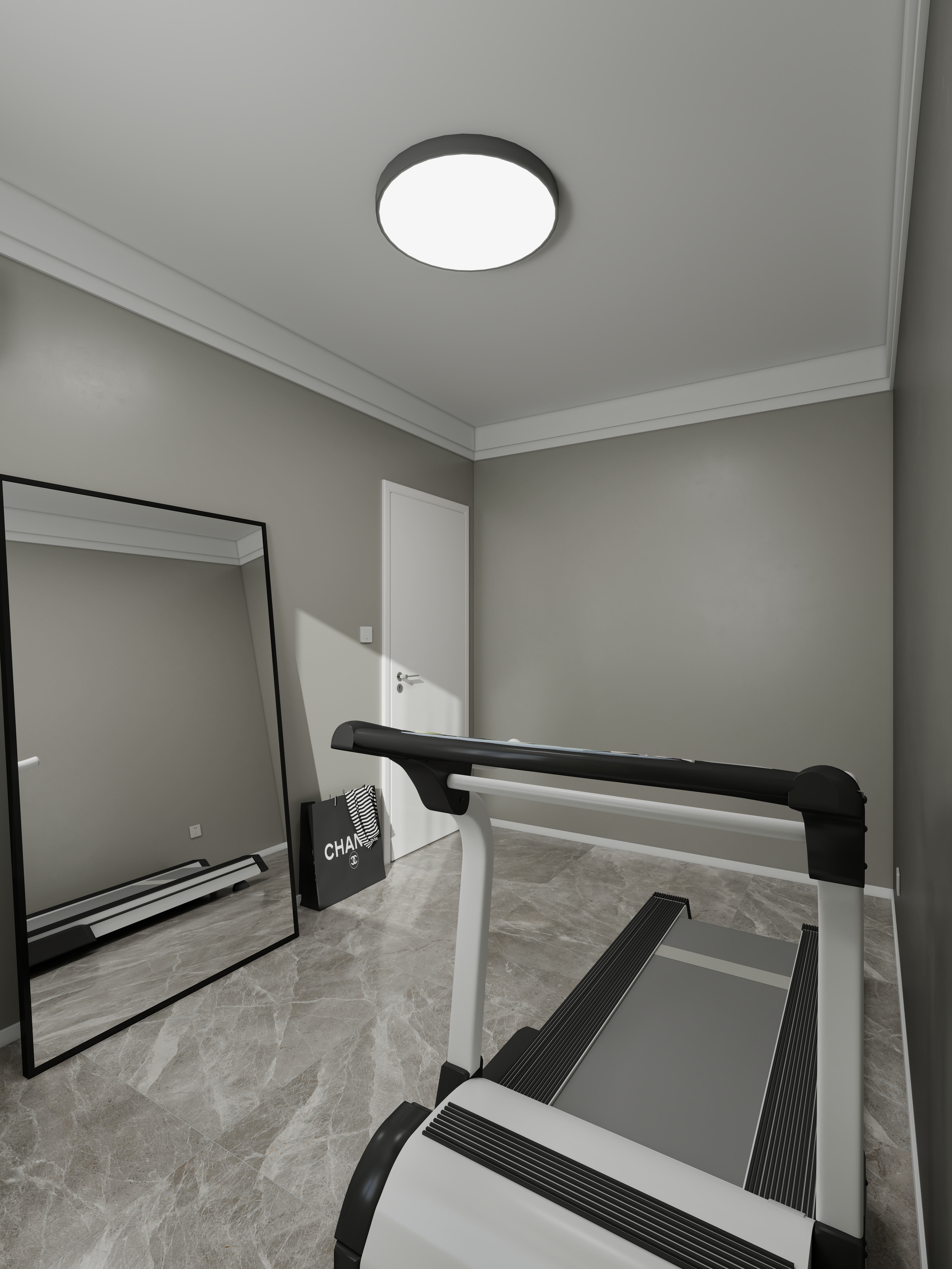 陈晓琛-浞景岸边~3室2厅1卫1厨1阳一层健身房装修效果图第2张