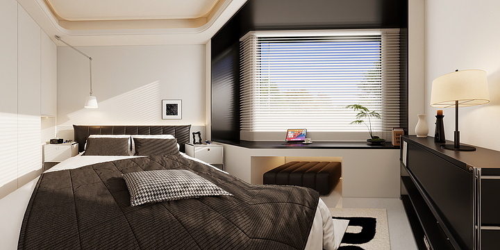 楼欢欢-云景里10-1-601 - 米黄-装修设计方案