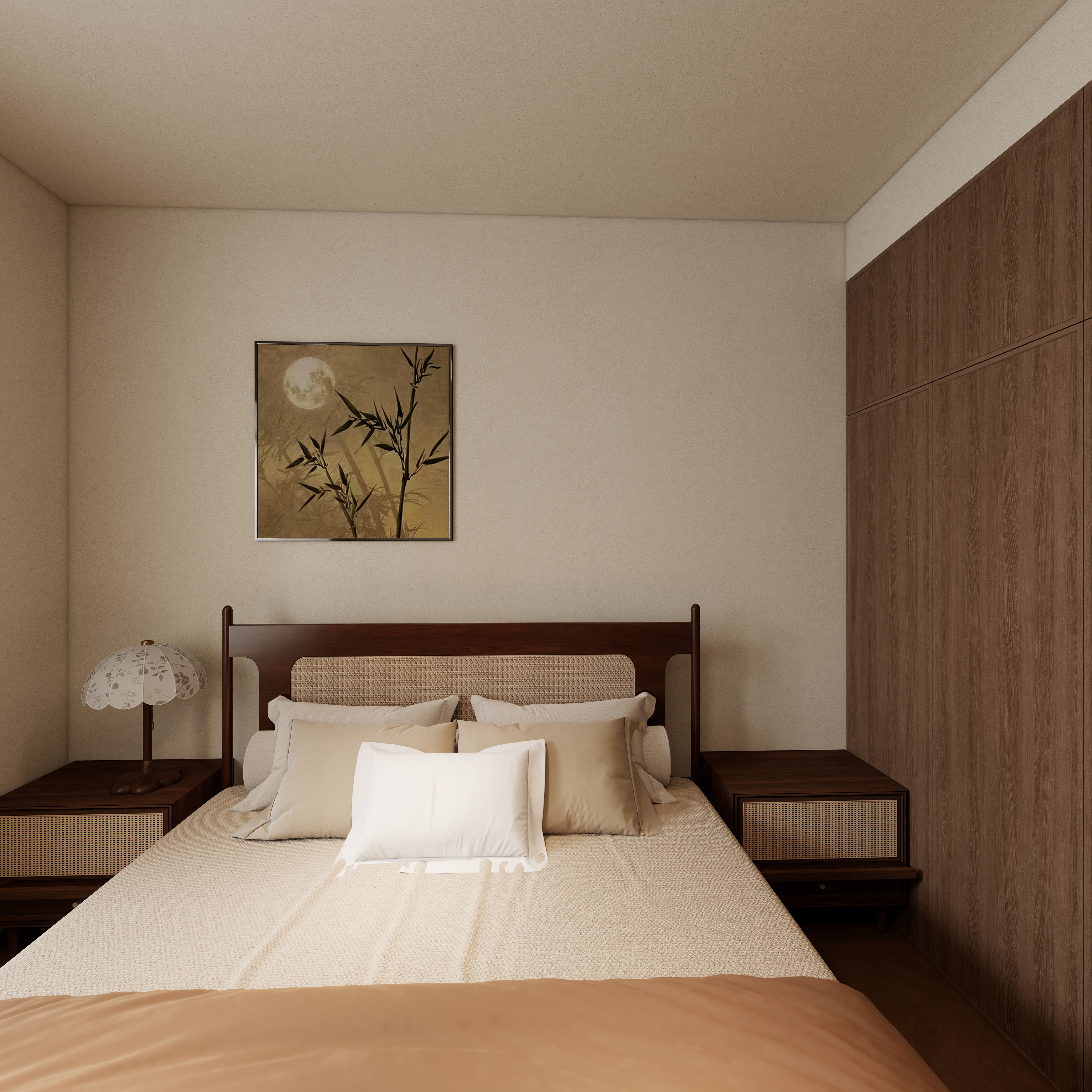 苏哲xsy-3月烟台旧房改造布局图(最终)一层次卧装修效果图第4张