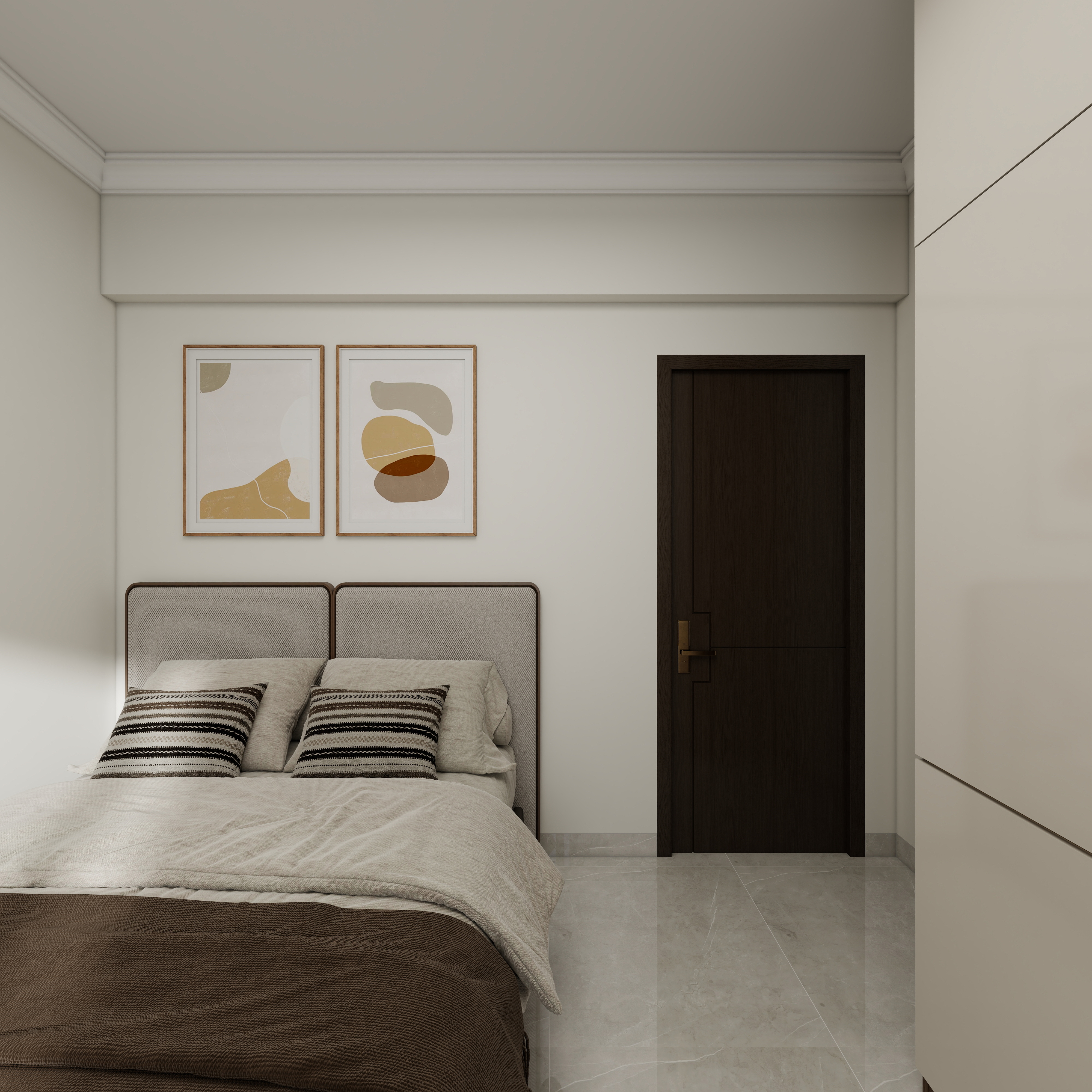 中国大华子-154㎡5室一层卧室4装修效果图第4张