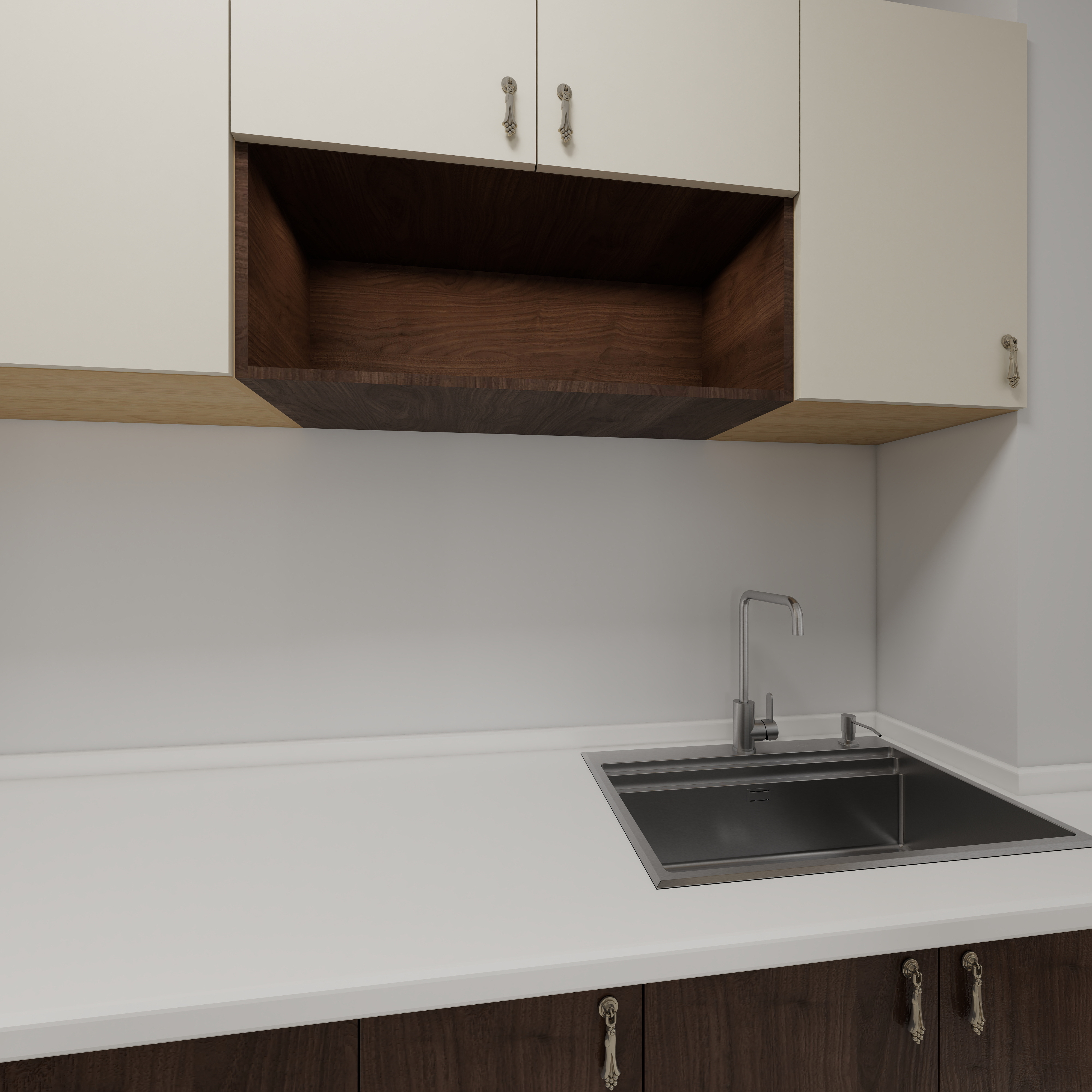 ASDDSA1-中古风一层厨房装修效果图第5张