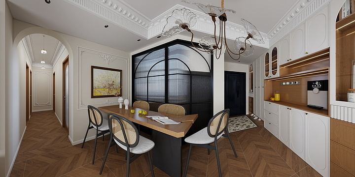 漯河市最美装饰工程有限公司-建业花园里（法式中古）-装修设计方案