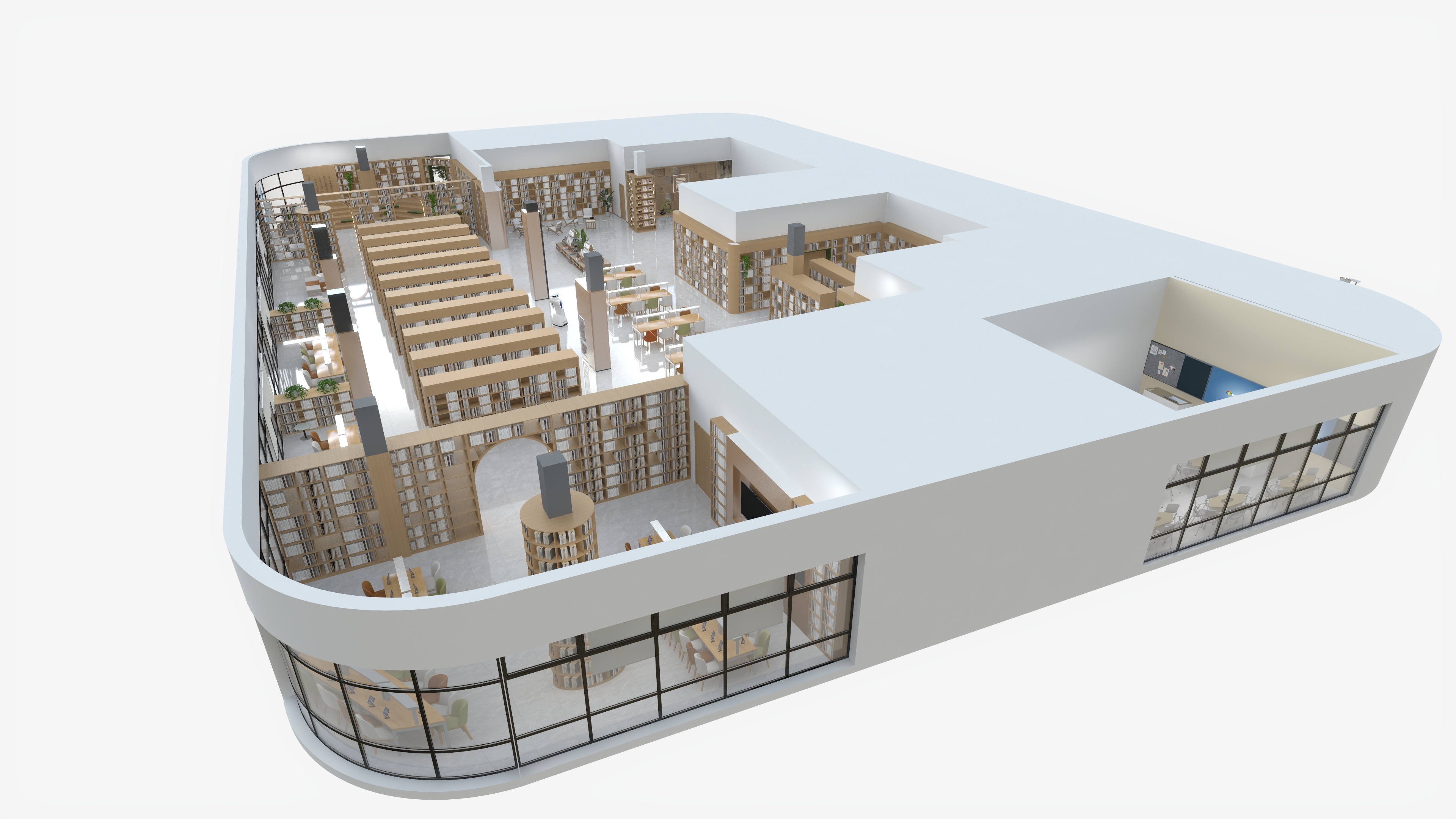 依诺萧-图书馆-装修设计方案