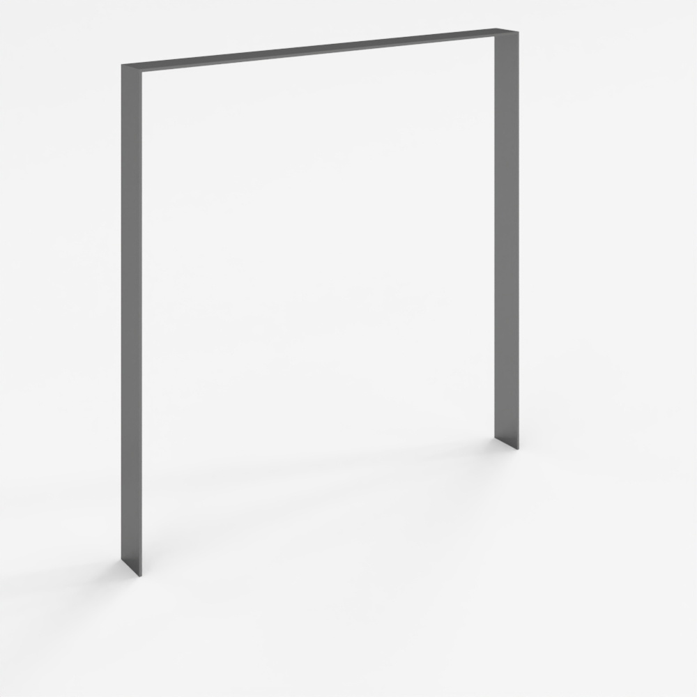 黑色不锈钢垭口3D模型