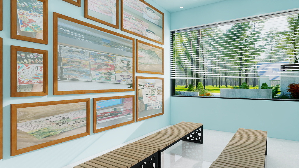 1368*QXpy-《室内软装设计》设计展（曾林玲）二层作品装修效果图第1张