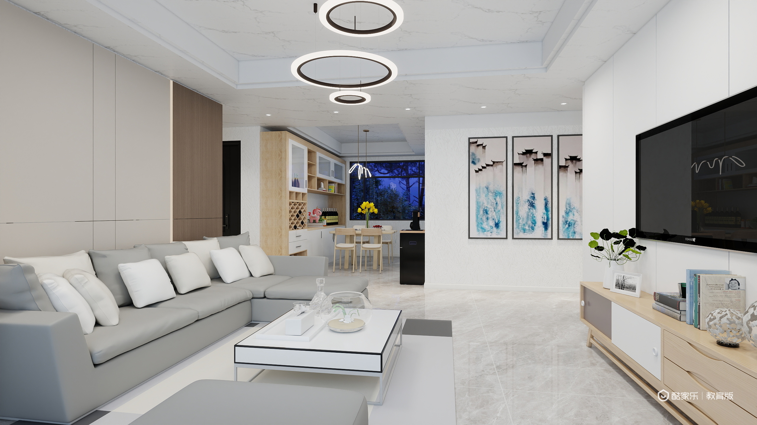 曹朗爱树林-江苏省徐州市财经高等职业学校-装修设计方案