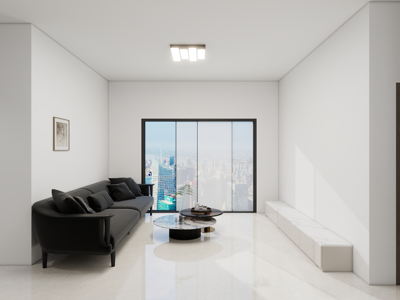 吴爽-83m²现代简约风格 装修效果图