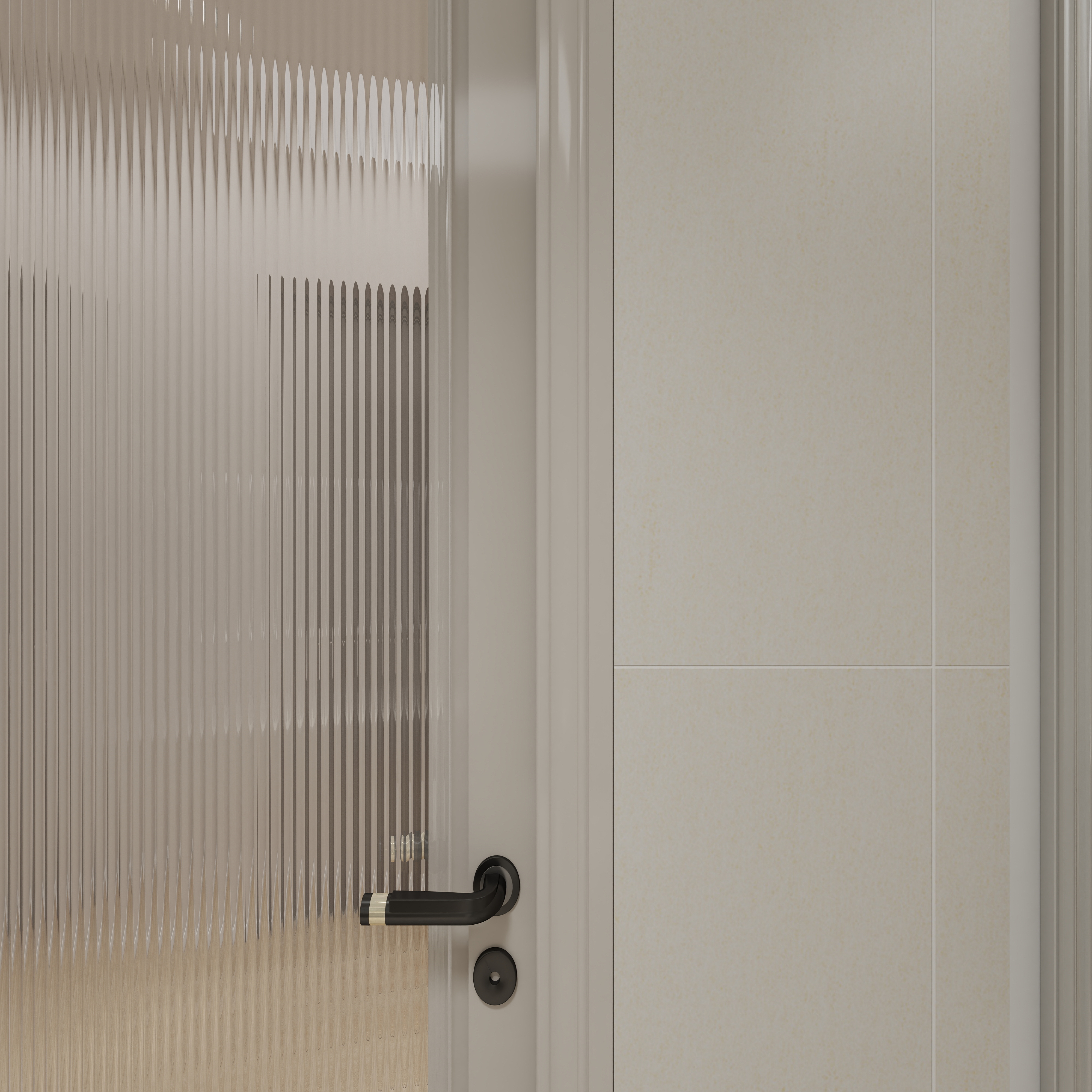 圆梦设计-原木奶油田园142㎡2室一层客卫装修效果图第3张