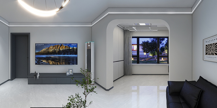 济南河岸装饰-锦绣首府5-2-902-装修设计方案